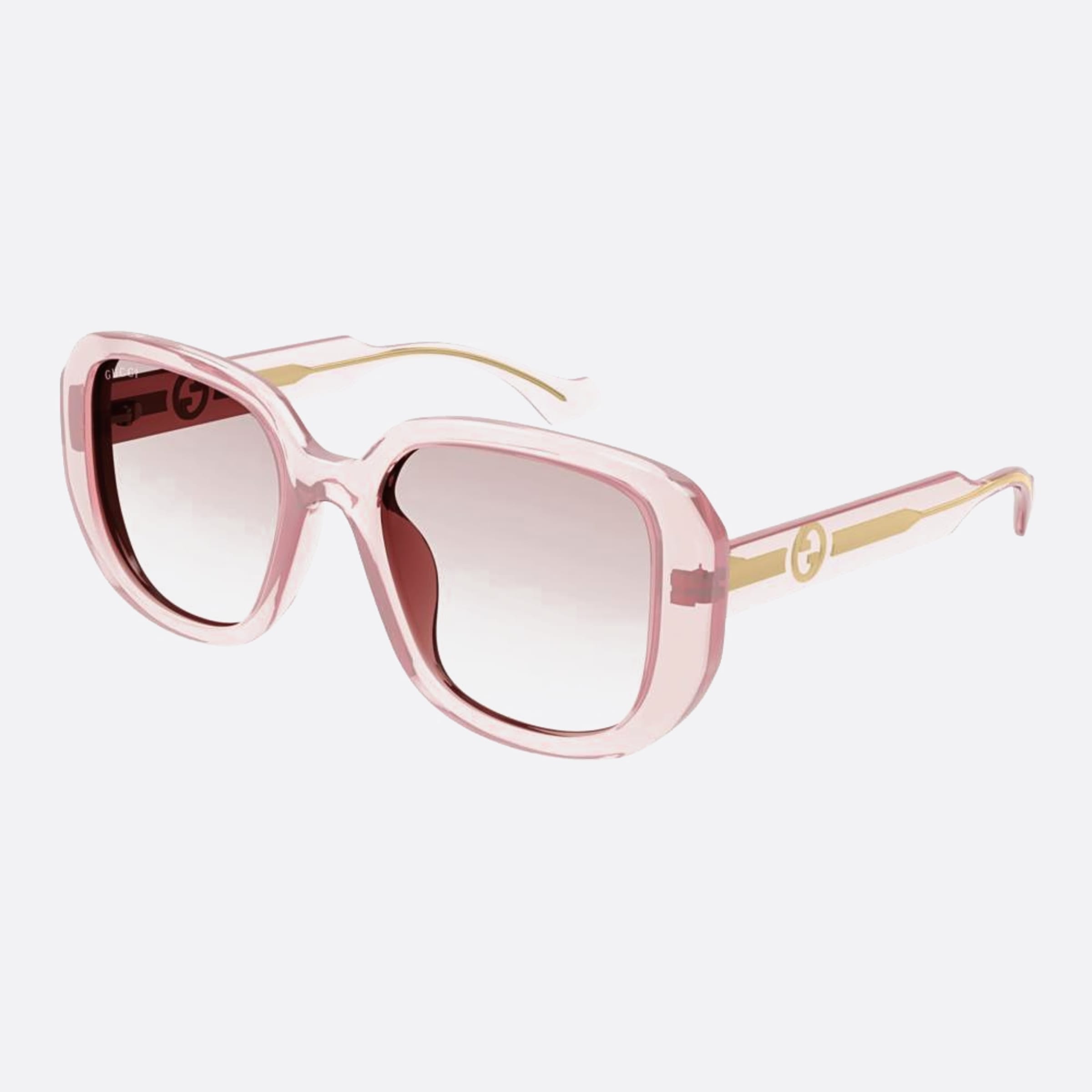 Gucci 54mm Gg1557sk Pkp Pink Oversize Women Sunglasses - Side View