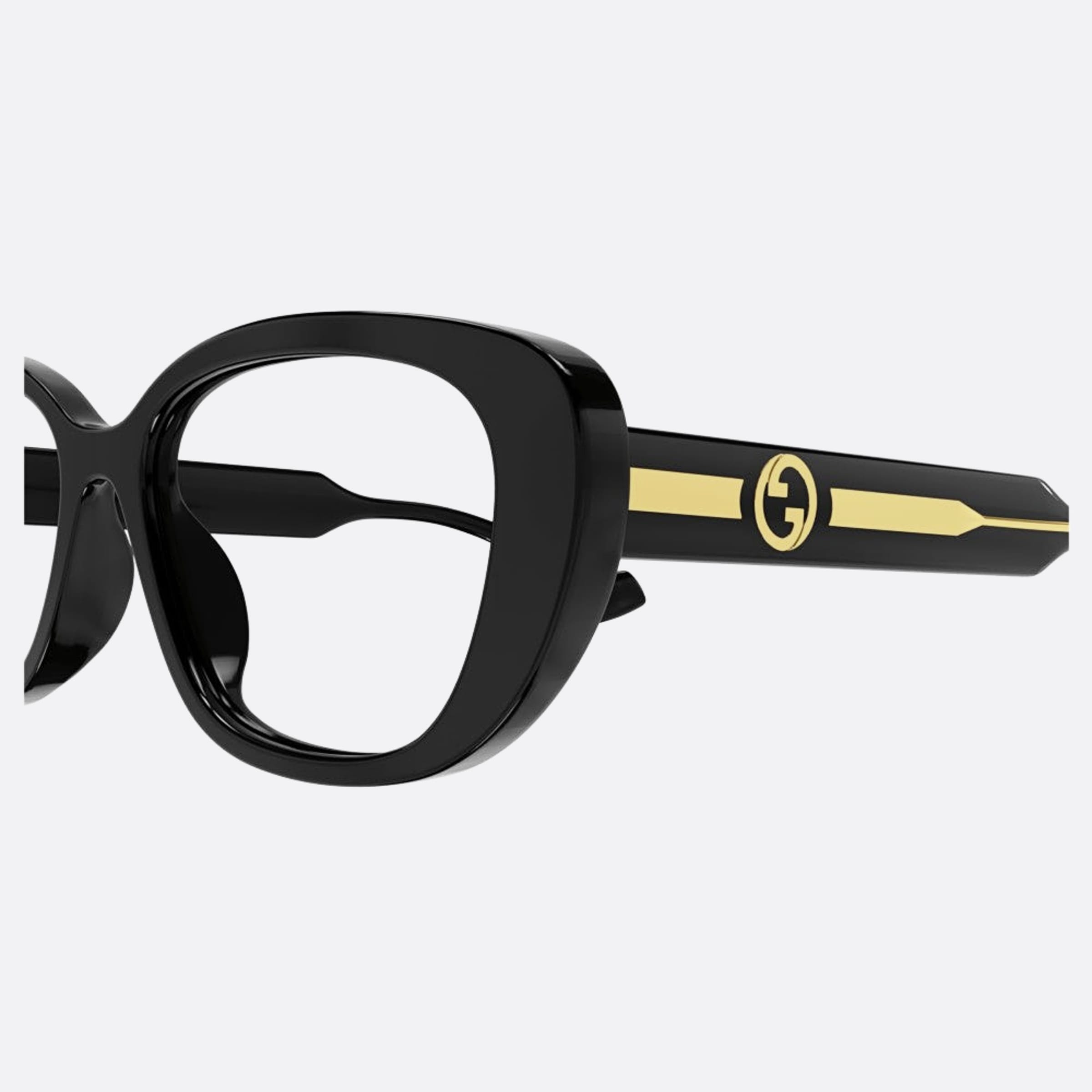 Gucci 54mm Gg1559ok Black Squared Woman Eyeglasses - Lifestyle Shot