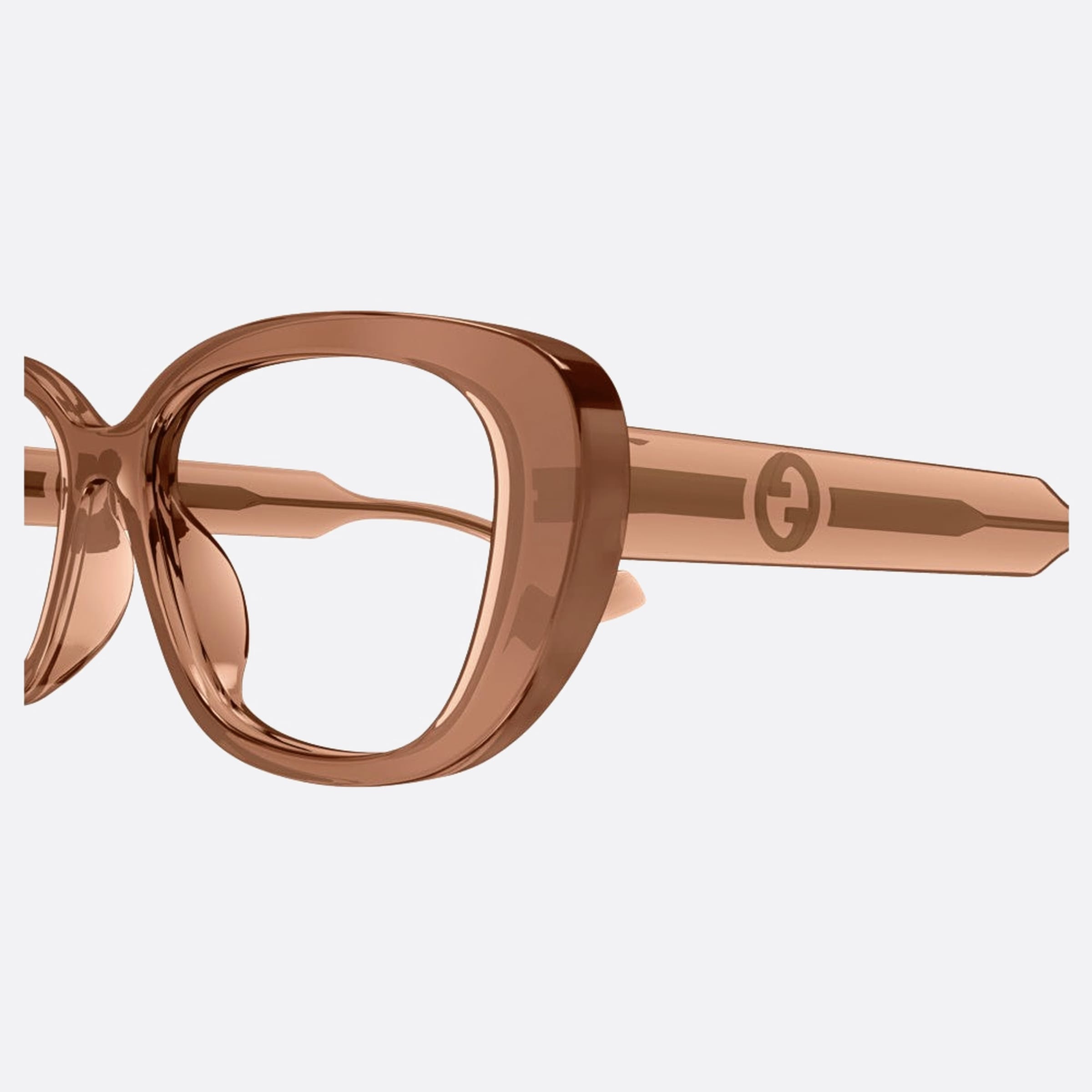 Gucci 54mm Gg1559ok Pink Squared Woman Eyeglasses - Lifestyle Shot