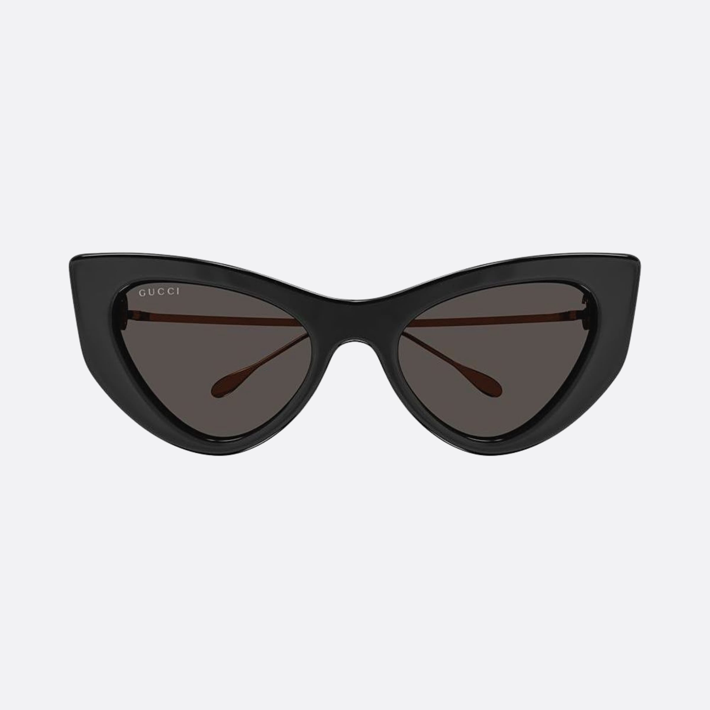 Gucci 52mm Gold Cat Eye Woman Sunglasses - Detail View