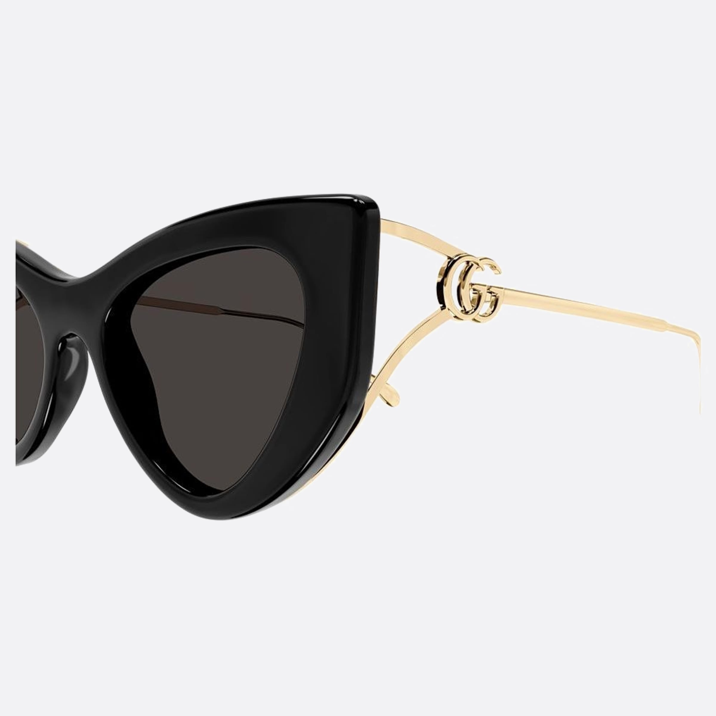 Gucci 52mm Gold Cat Eye Woman Sunglasses - Lifestyle Shot