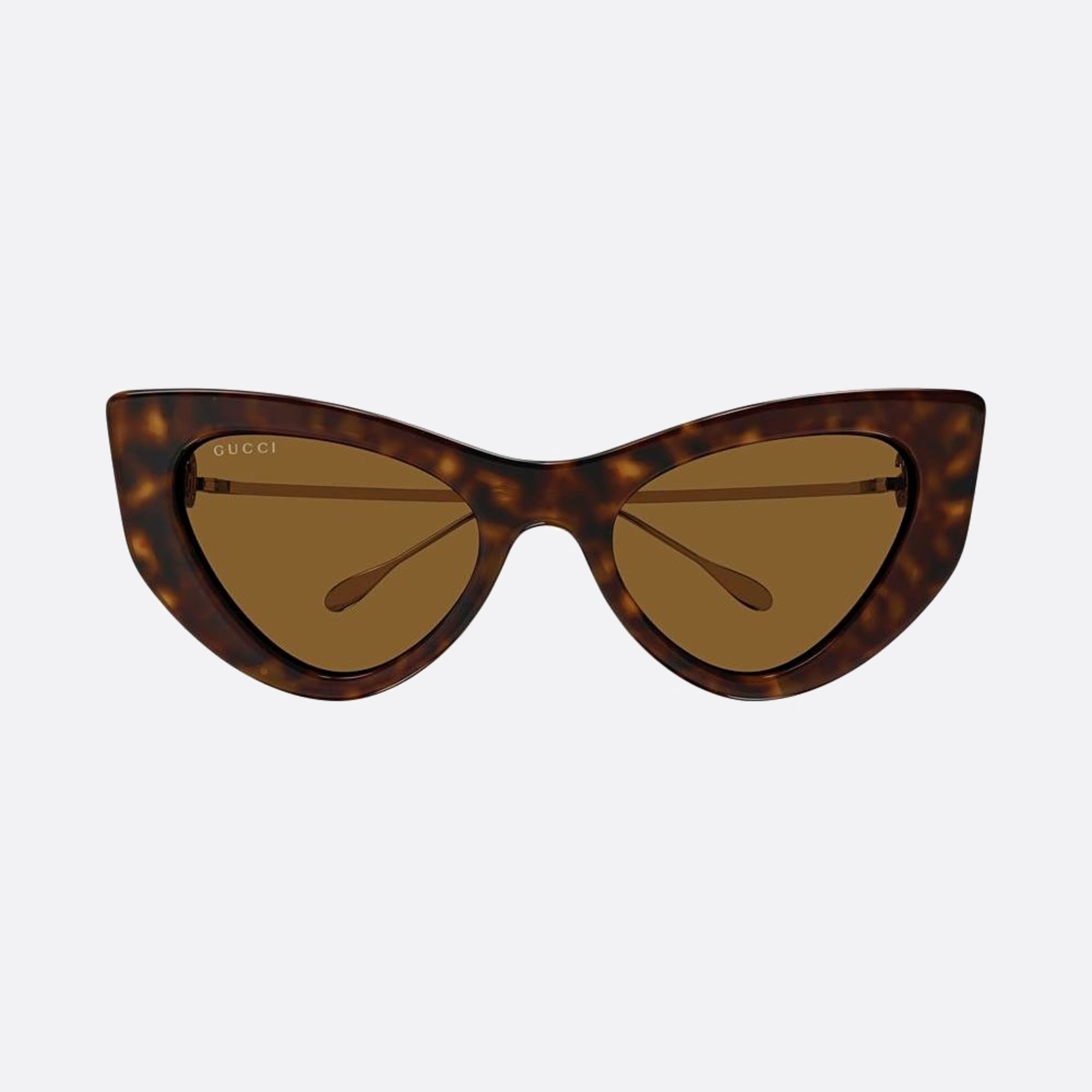 Gucci 52mm Ase Gold Cat Eye Woman Sunglasses - Detail View