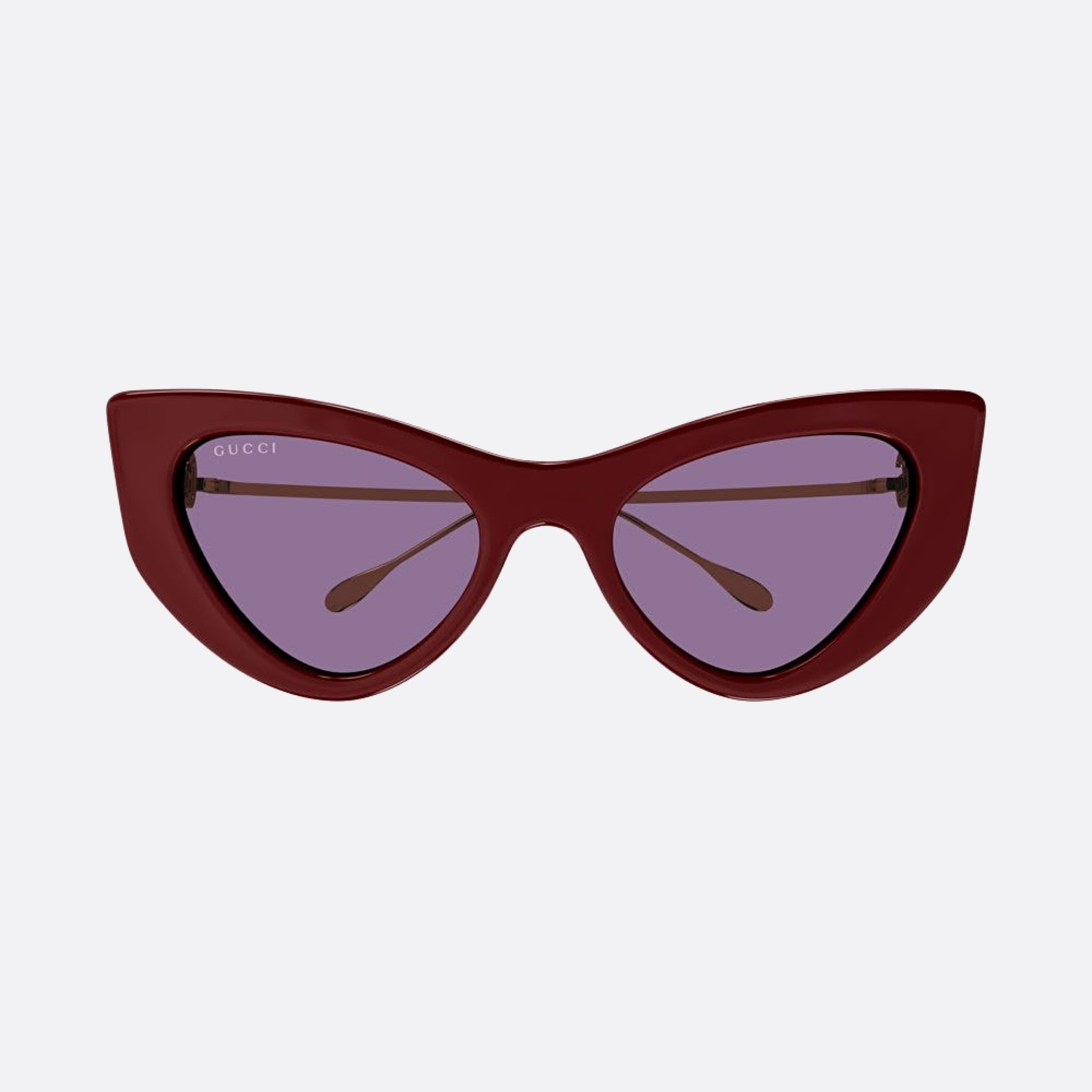 Gucci 52mm Buv Red Cat Eye Woman Sunglasses - Detail View