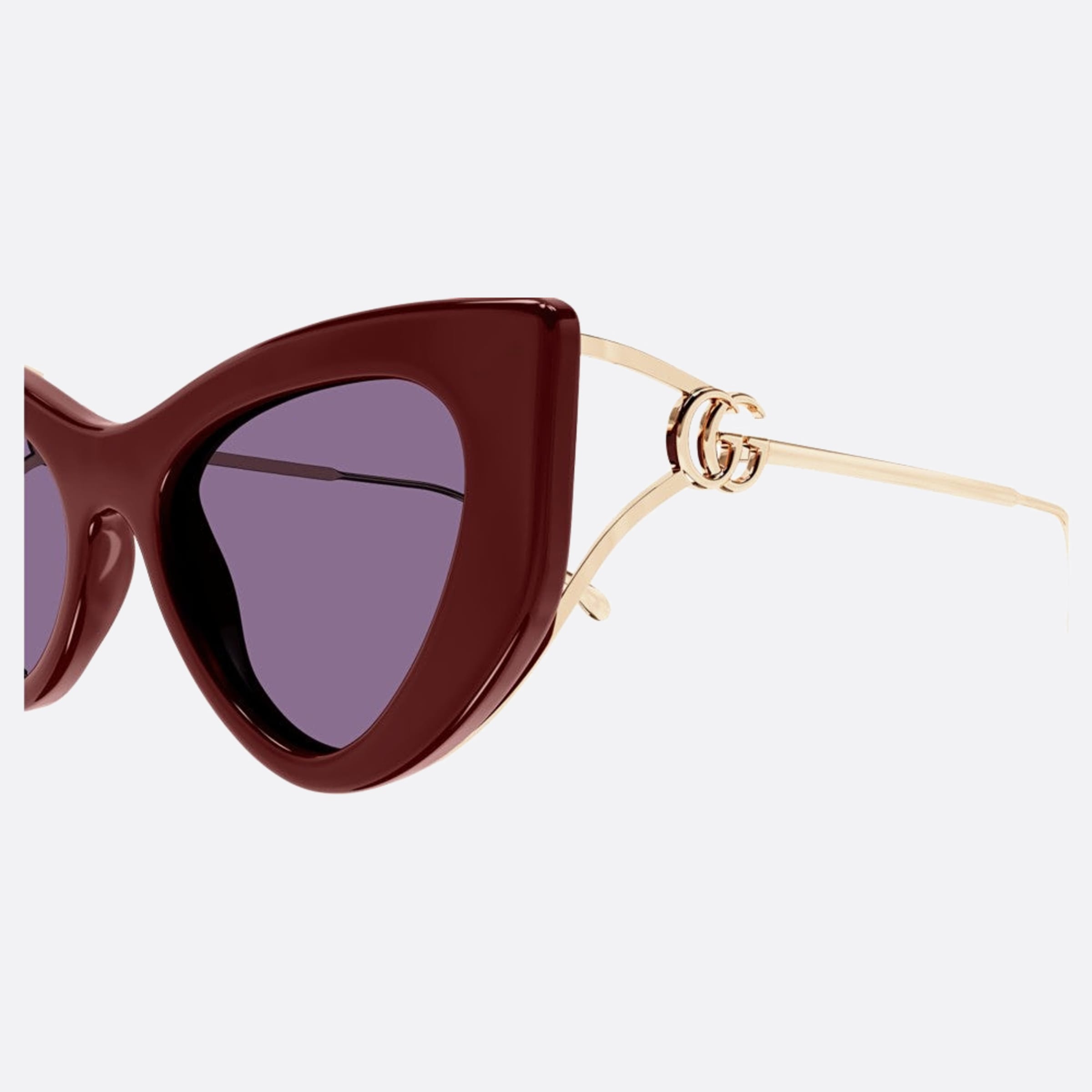 Gucci 52mm Buv Red Cat Eye Woman Sunglasses - Lifestyle Shot