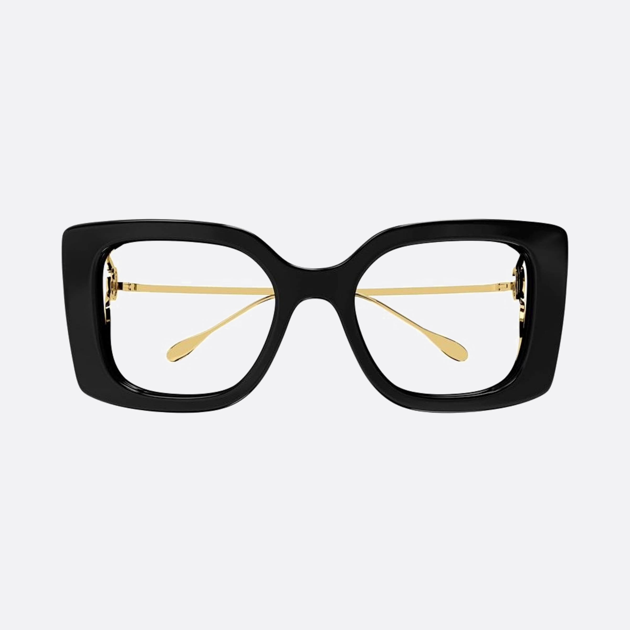 Gucci 52mm Black Butterfly Woman Eyeglasses - Detail View