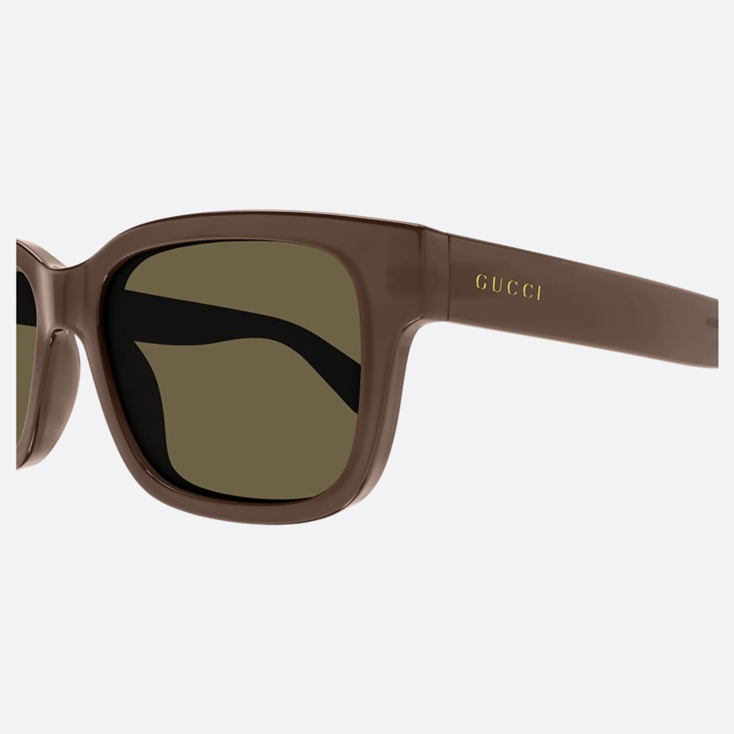 Gucci 56mm Brb Brown Squared Man Sunglasses - Detail View