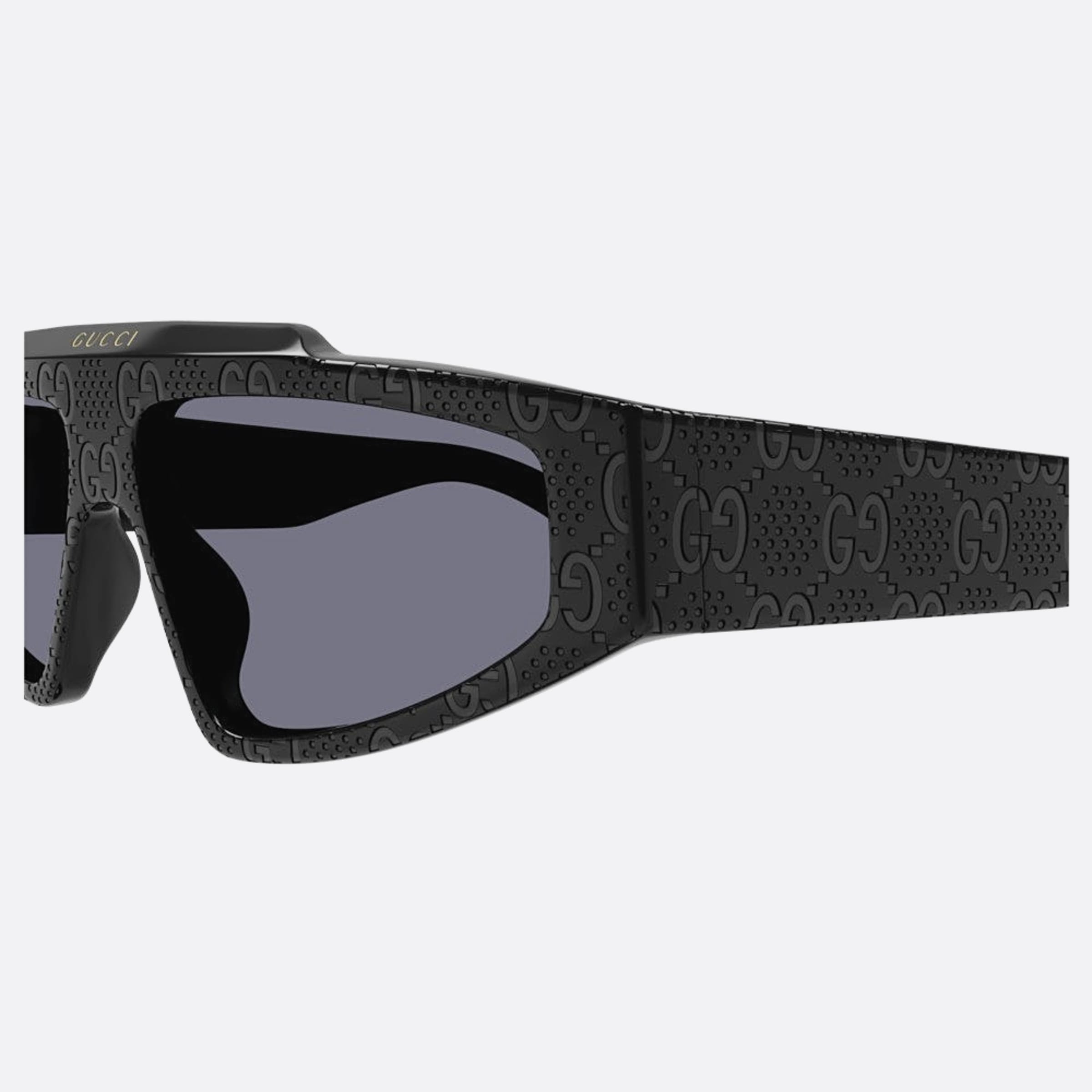 Gucci 58mm Black Squared Man Sunglasses - Detail View