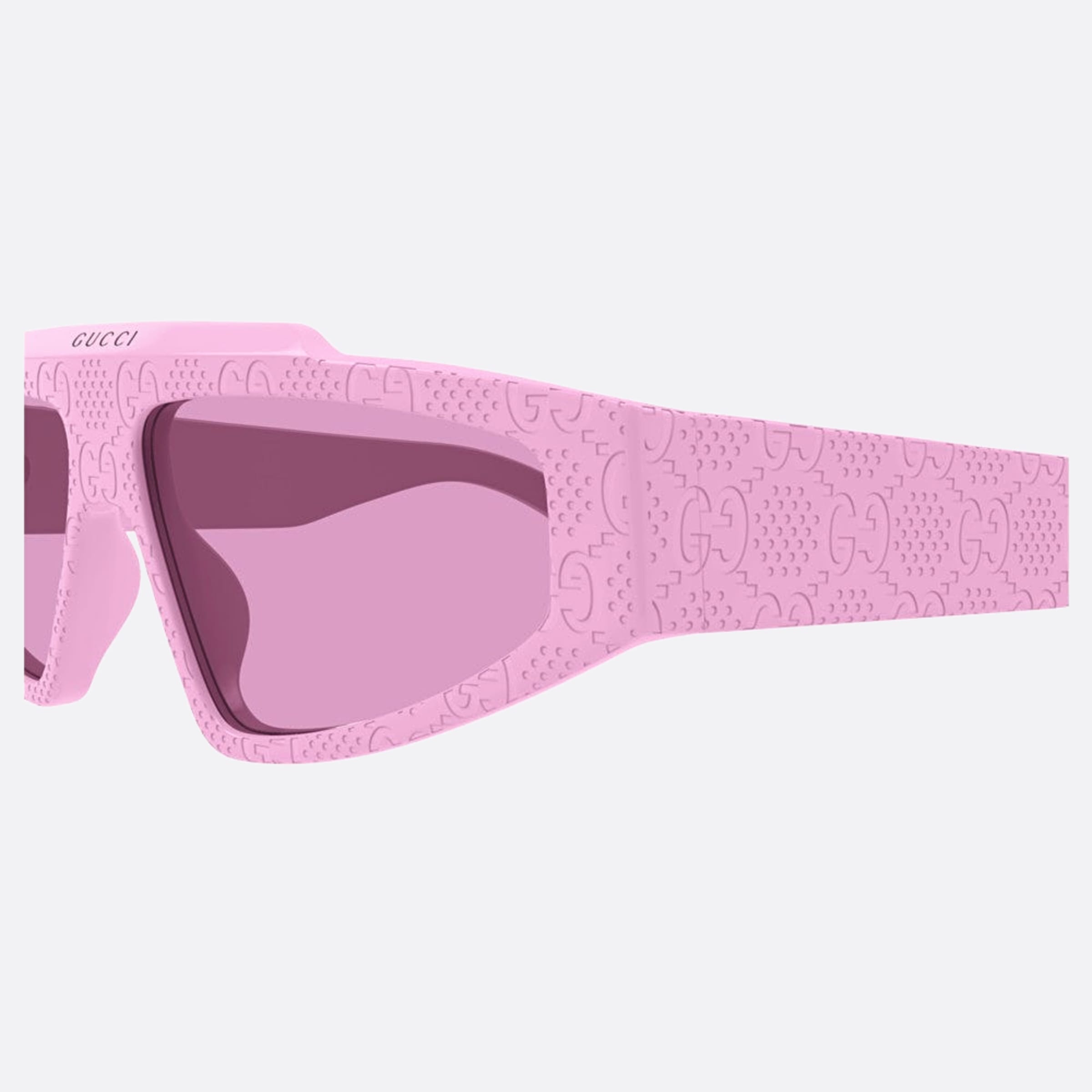 Gucci 58mm Pkp Pink Squared Man Sunglasses - Detail View