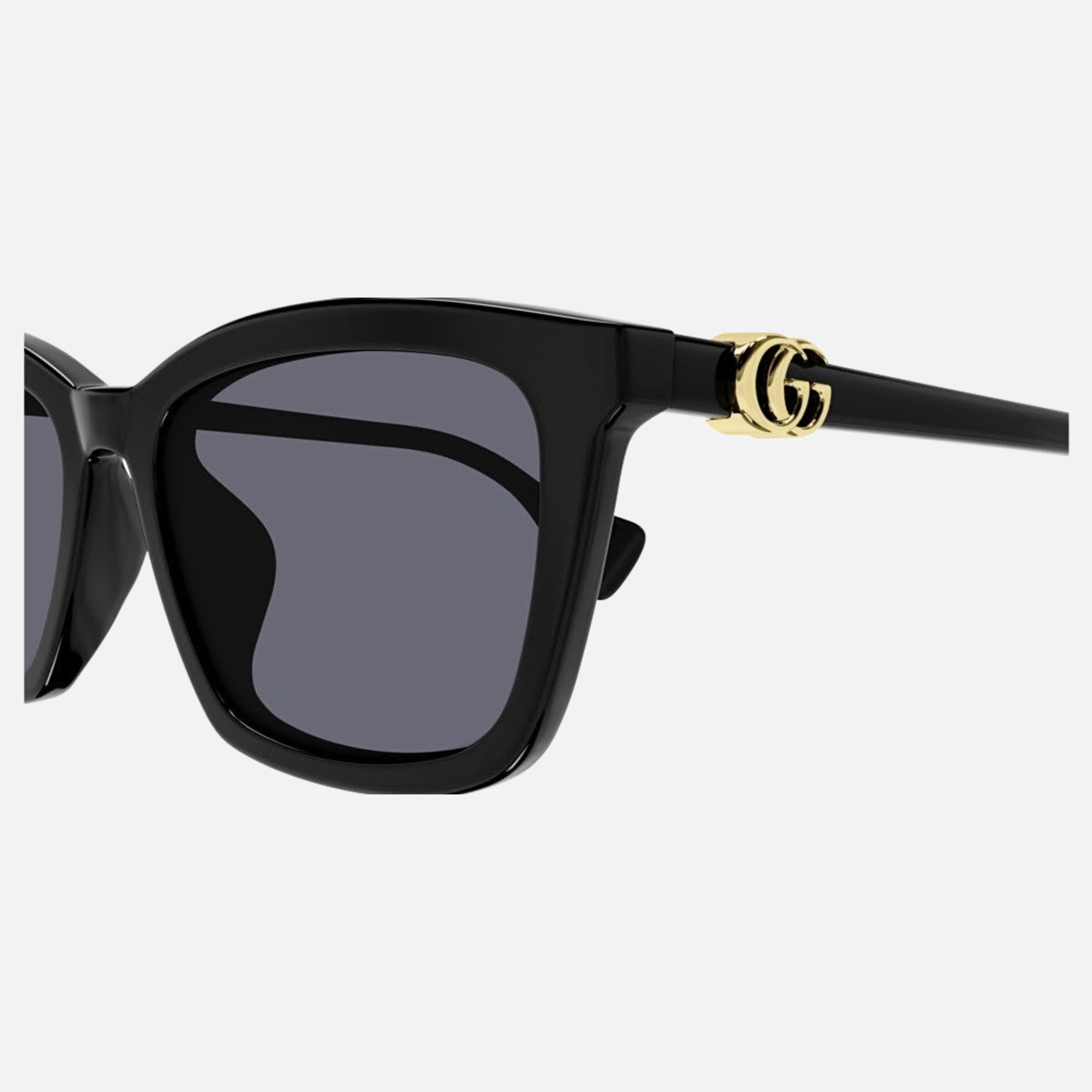 Gucci 55mm Gg1596sk Black Squared Woman Sunglasses - Detail View