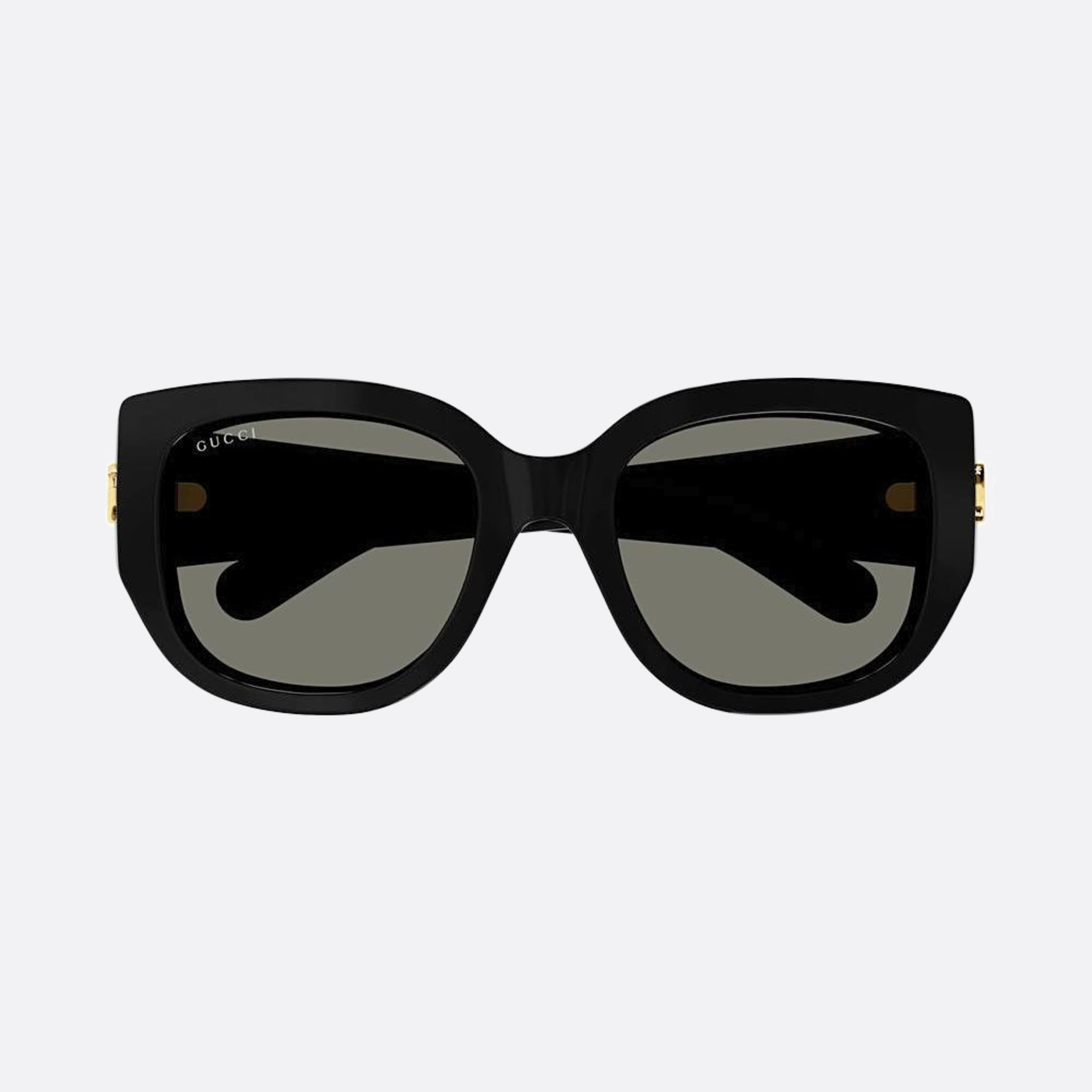 Gucci 52mm Gg1599sa Black Round Woman Sunglasses - Detail View