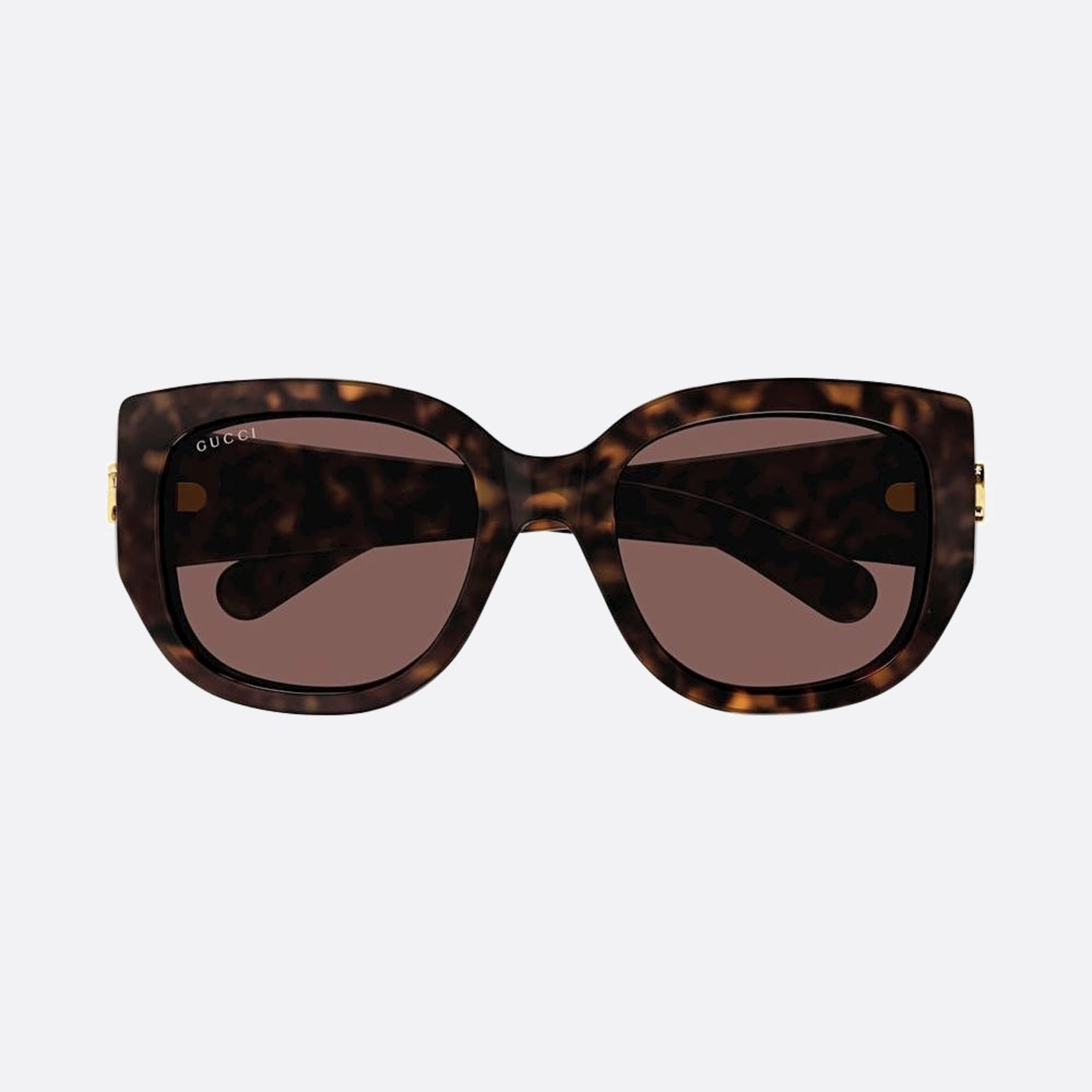 Gucci 52mm Gg1599sa Havana Round Woman Sunglasses - Detail View