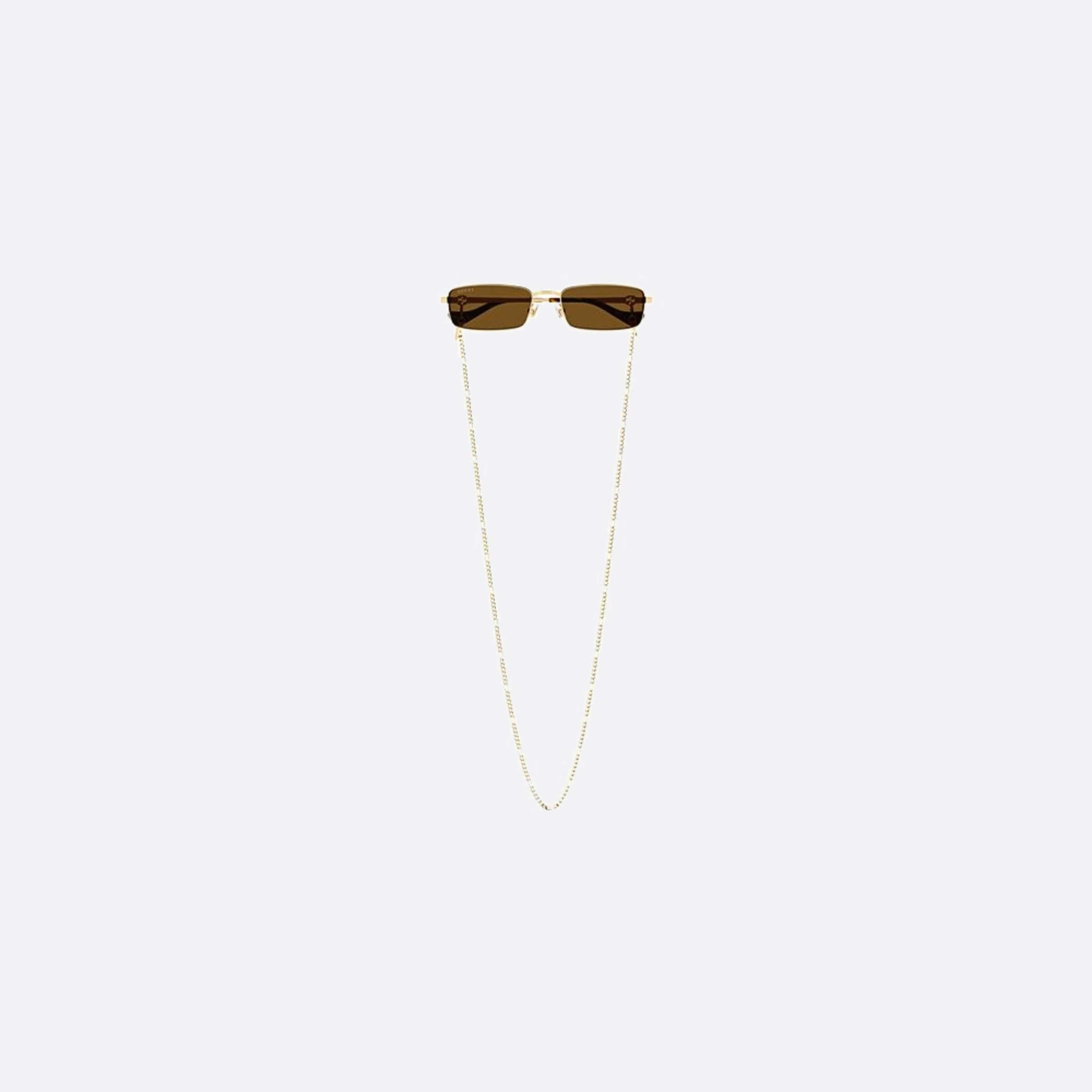 Gucci 56mm Ase Gold Squared Woman Sunglasses - Additional Angle