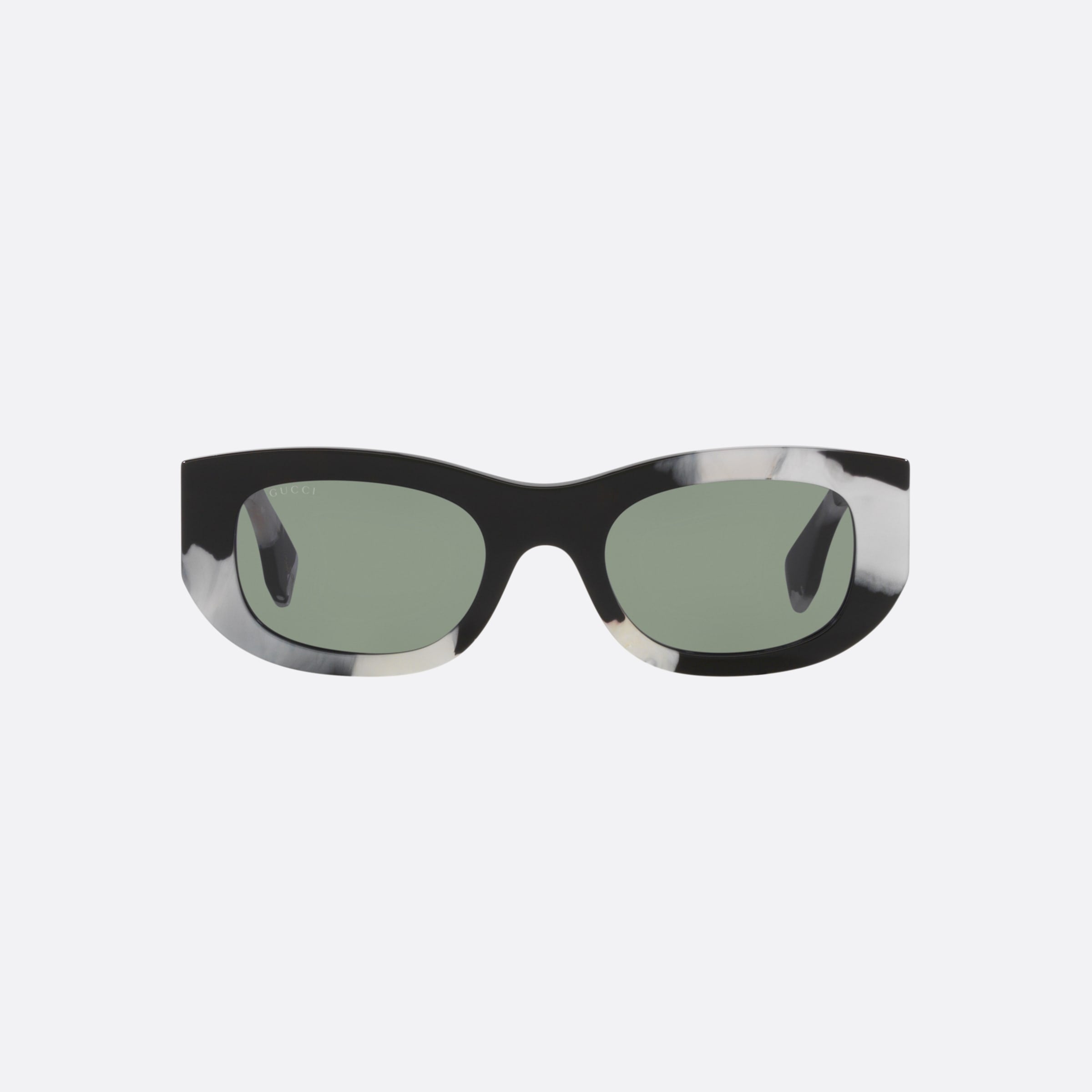 Gucci 51mm Black Round Unisex Sunglasses - Lifestyle Shot