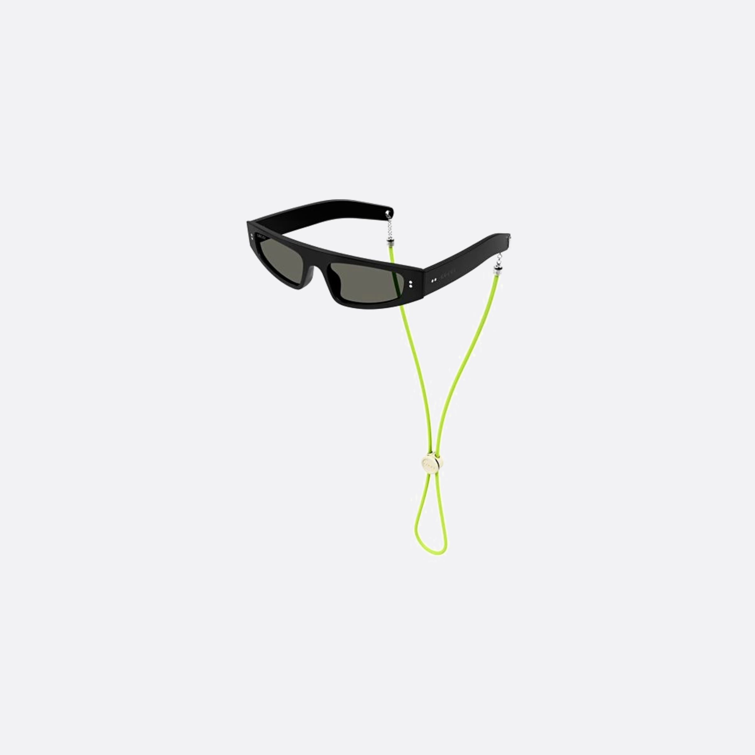 Gucci 51mm Mlk Black Cat Eye Woman Sunglasses - Detail View