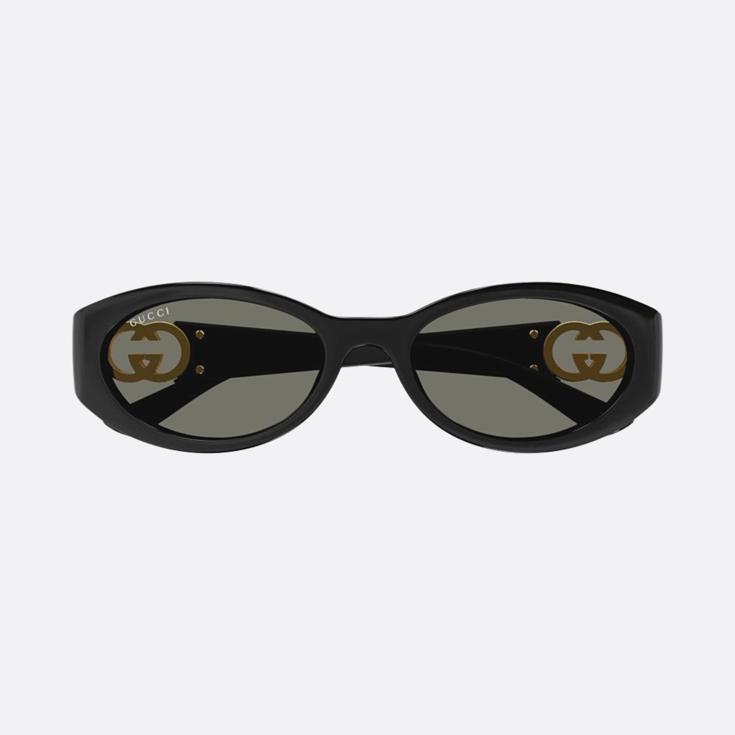 Gucci 56mm Gg1662sa Black Oval Woman Sunglasses - Detail View