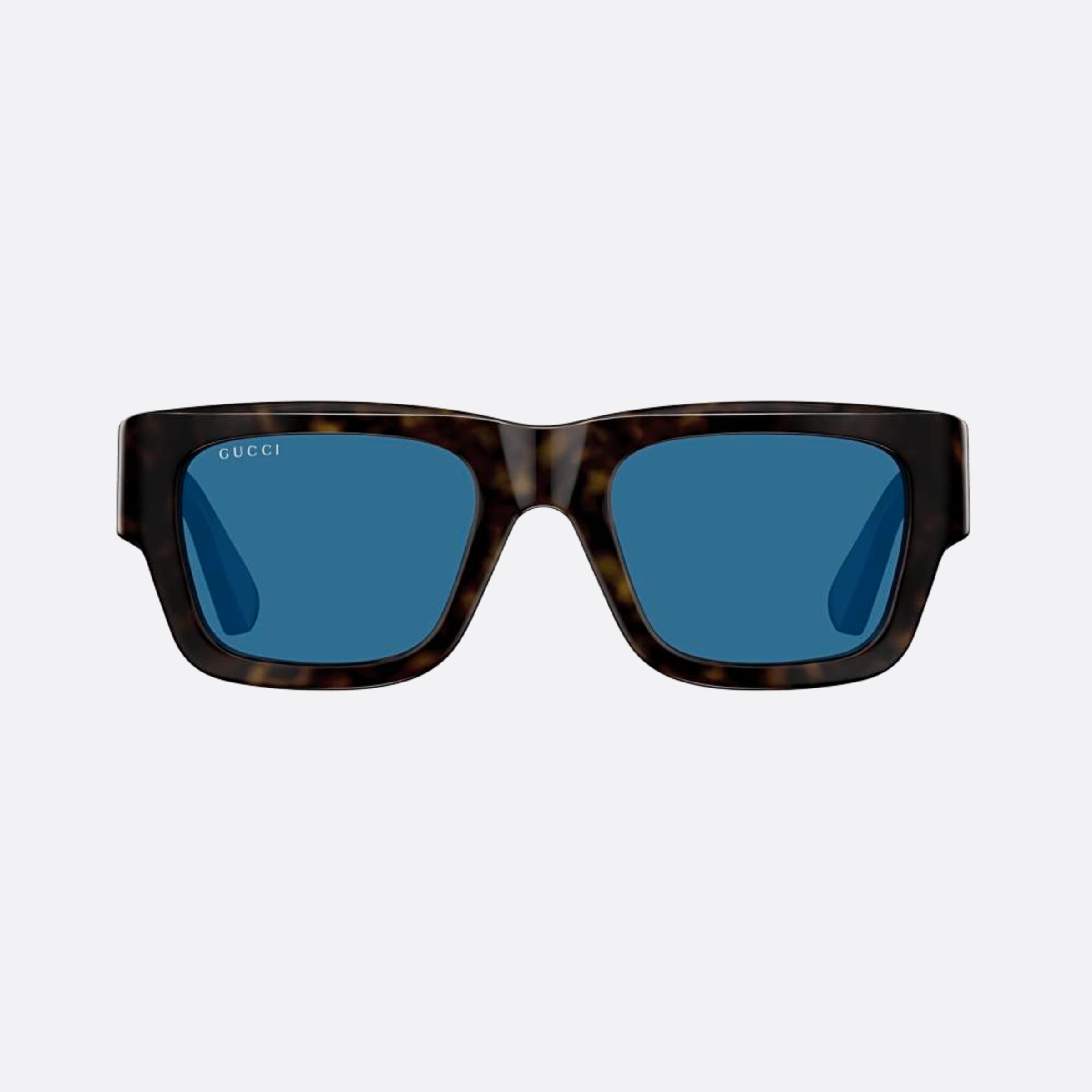 Gucci 52mm Hvbl Havana Squared Man Sunglasses - Main View