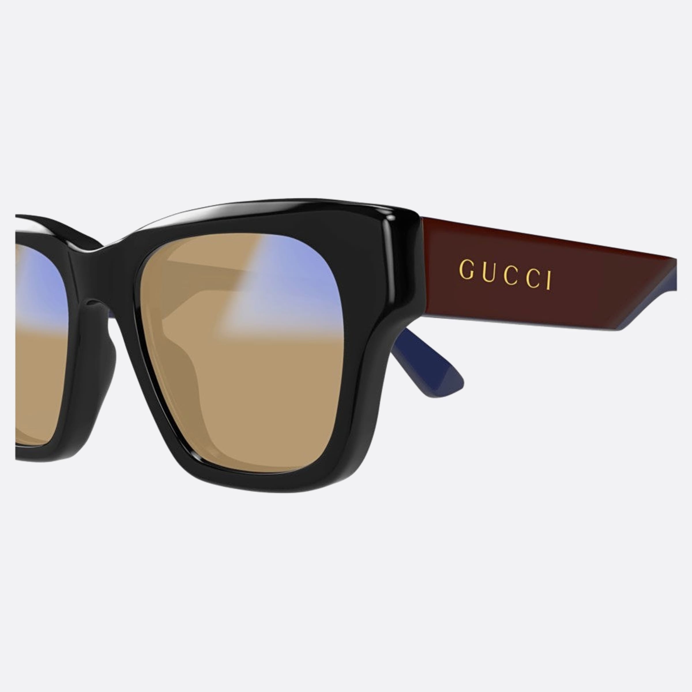 Gucci 52mm Bbph Black Squared Photochromic Man Sunglasses - Lifestyle Shot