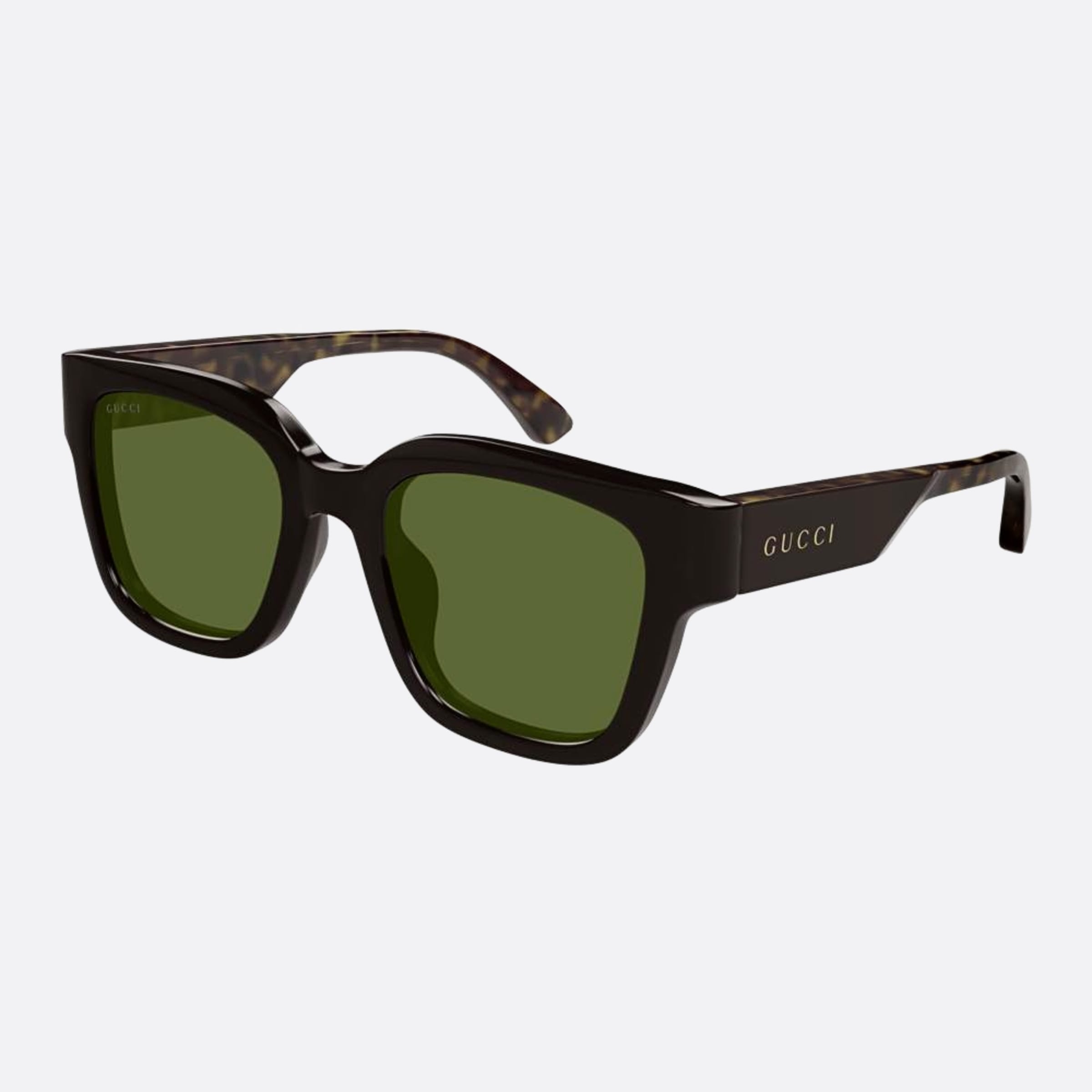 Gucci 52mm Gg1670sk Bhg Havana Butterfly Man Sunglasses - Side View