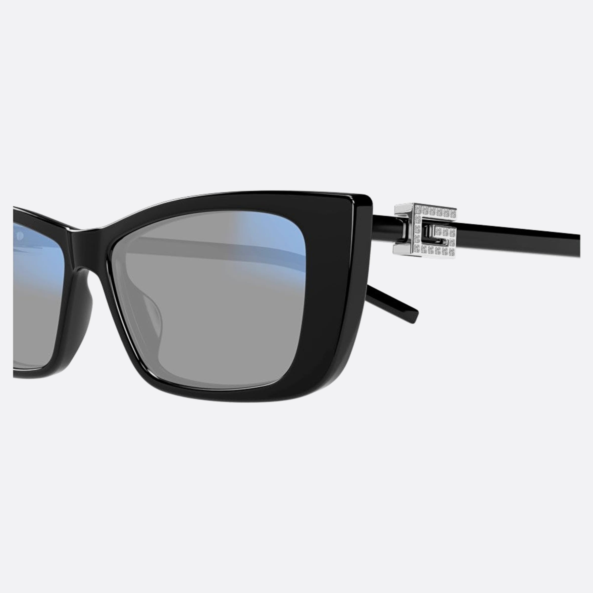 Gucci 53mm Bkph Black Cat Eye Photochromic Woman Sunglasses - Additional Angle