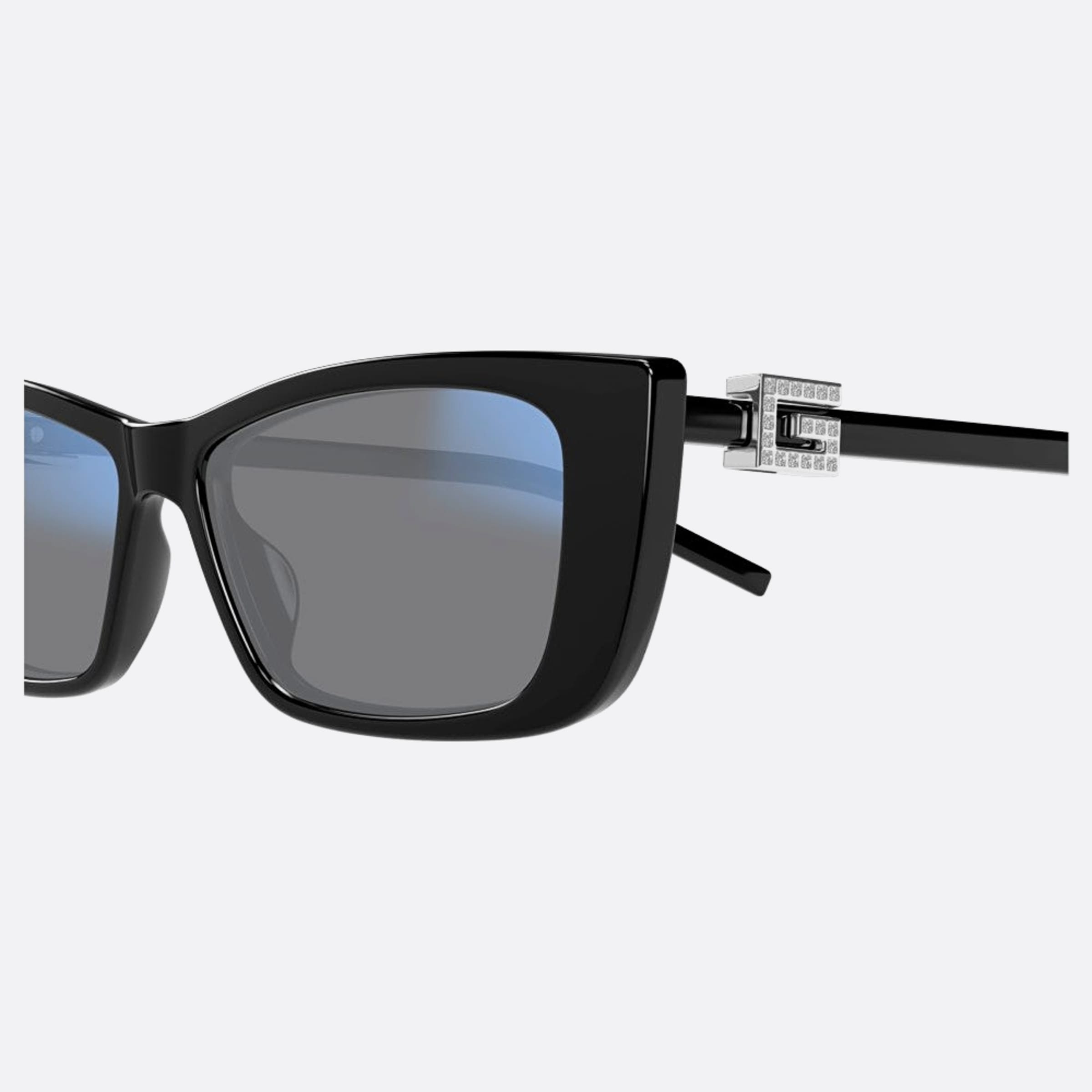 Gucci 53mm Bkph Black Cat Eye Photochromic Woman Sunglasses - Additional Angle