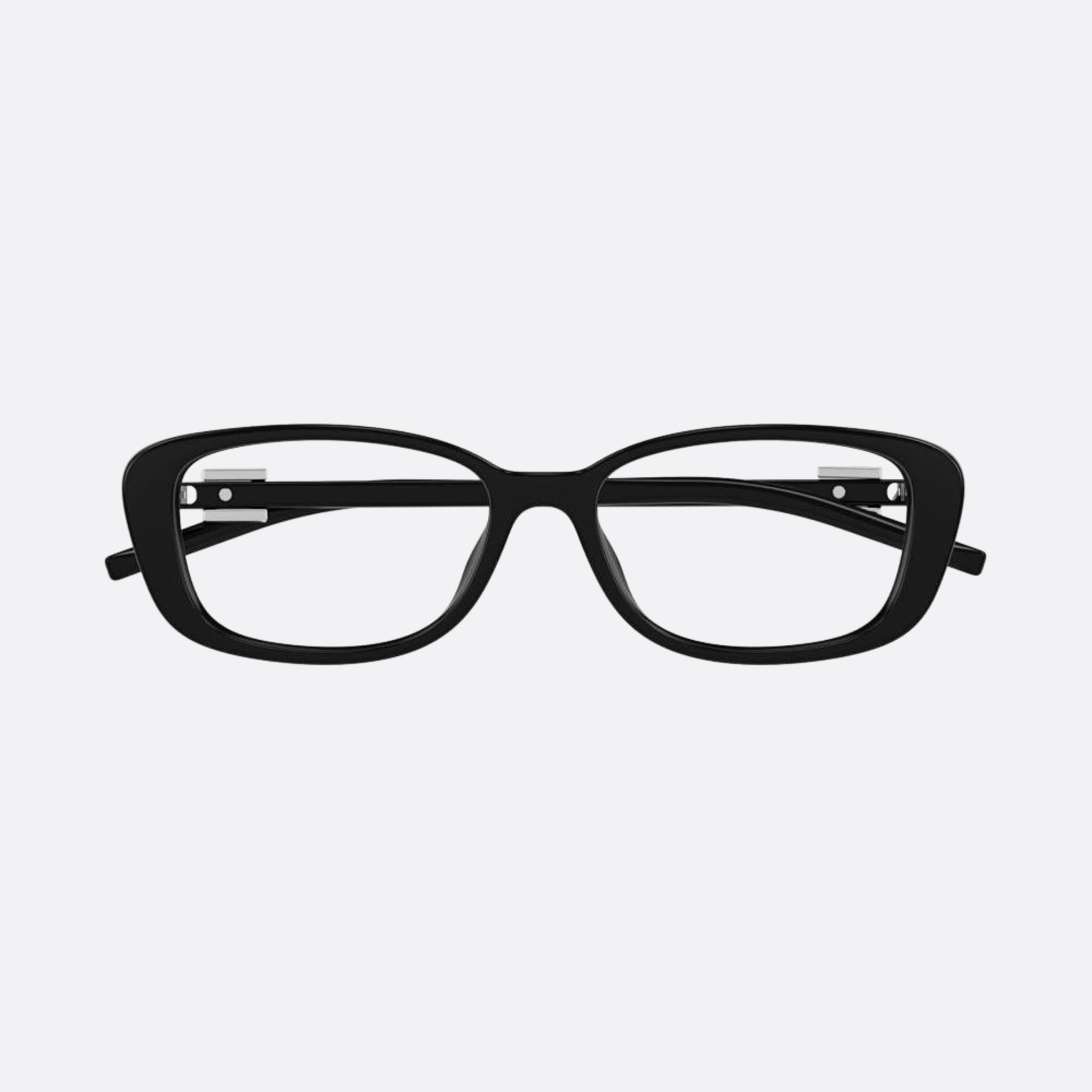Gucci 54mm Blksl Black Squared Woman Eyeglasses - Main View