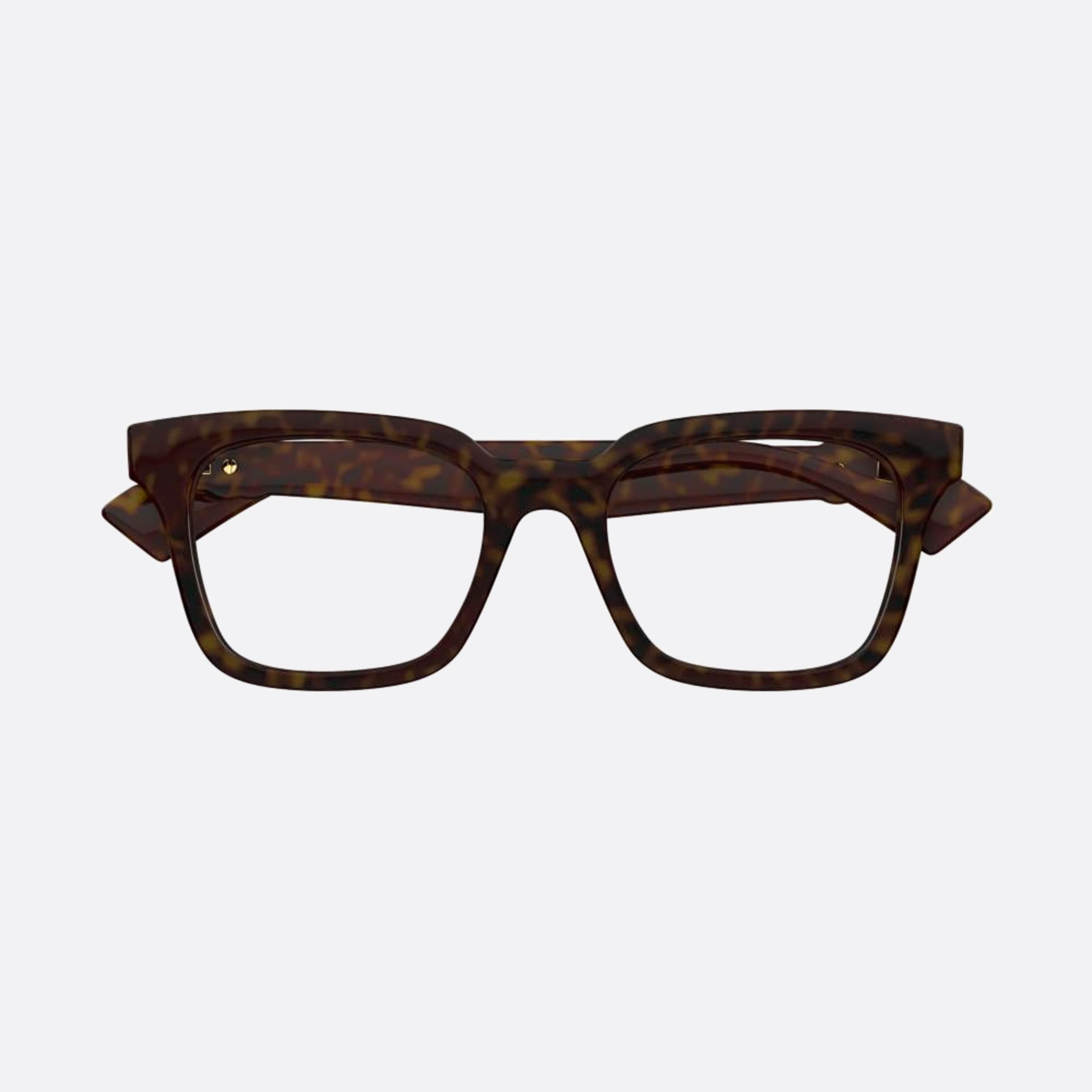 Gucci 48mm Havana Squared Women Eyeglasses - Main View