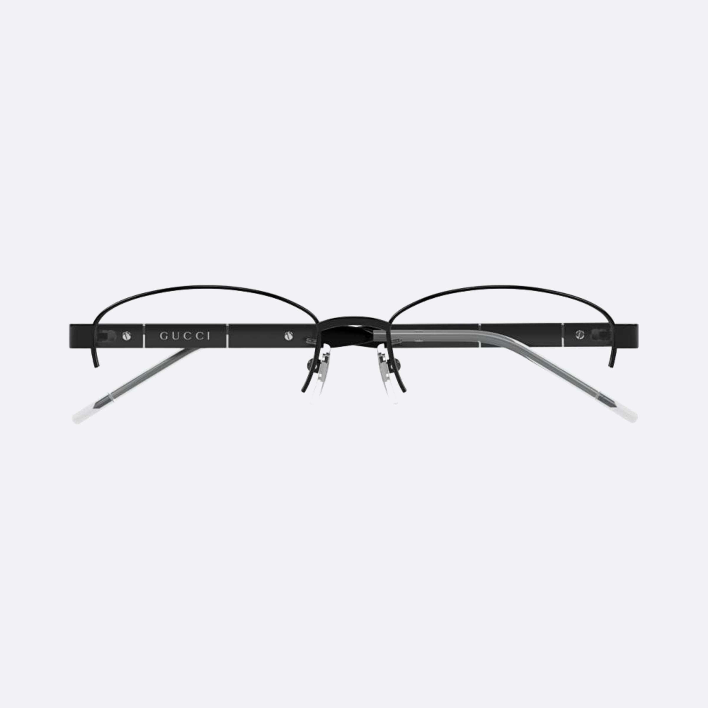 Gucci 53mm Gg1742oj Black Squared Women Eyeglasses - Main View