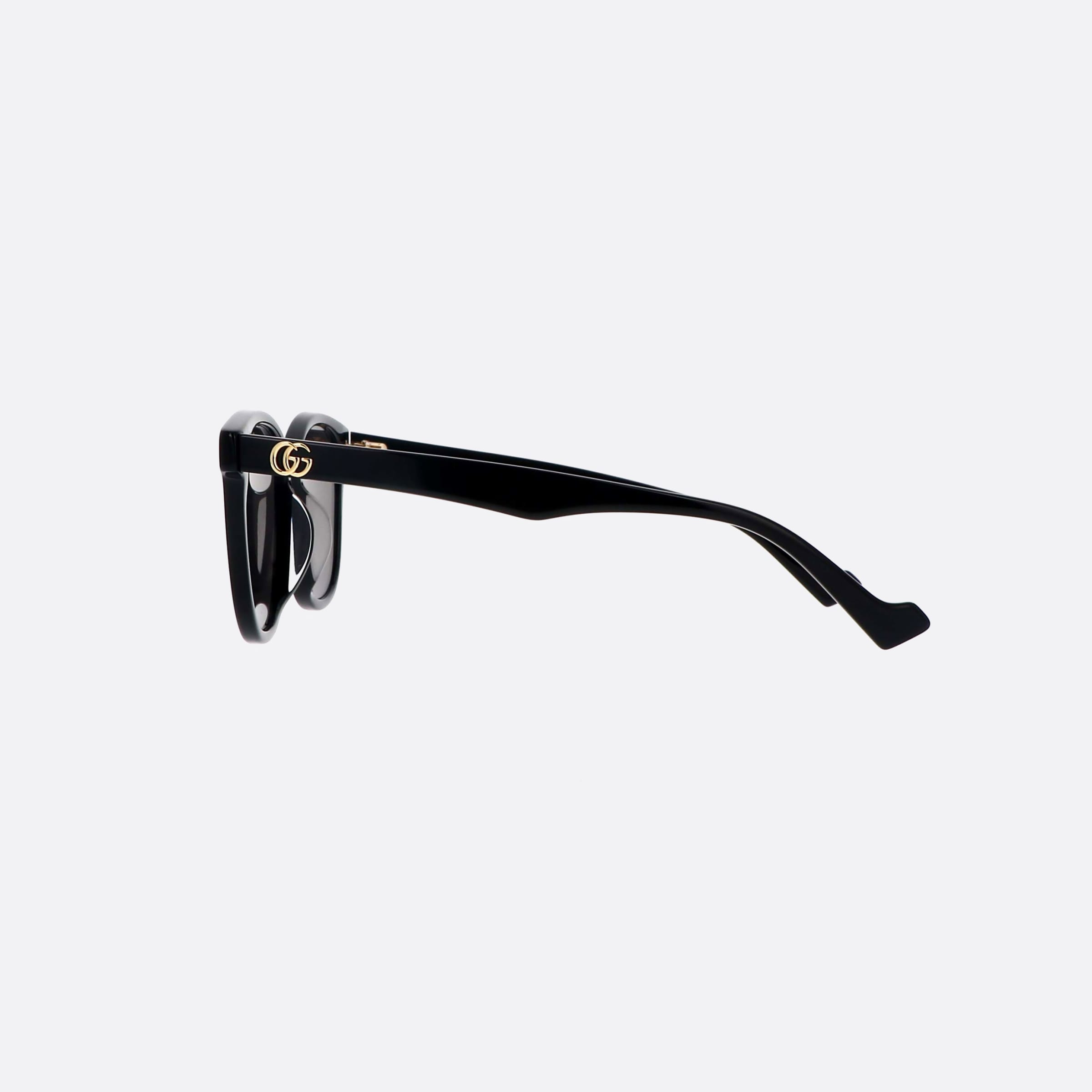 Gucci 55mm Gg1sk Black Squared Woman Sunglasses - Detail View