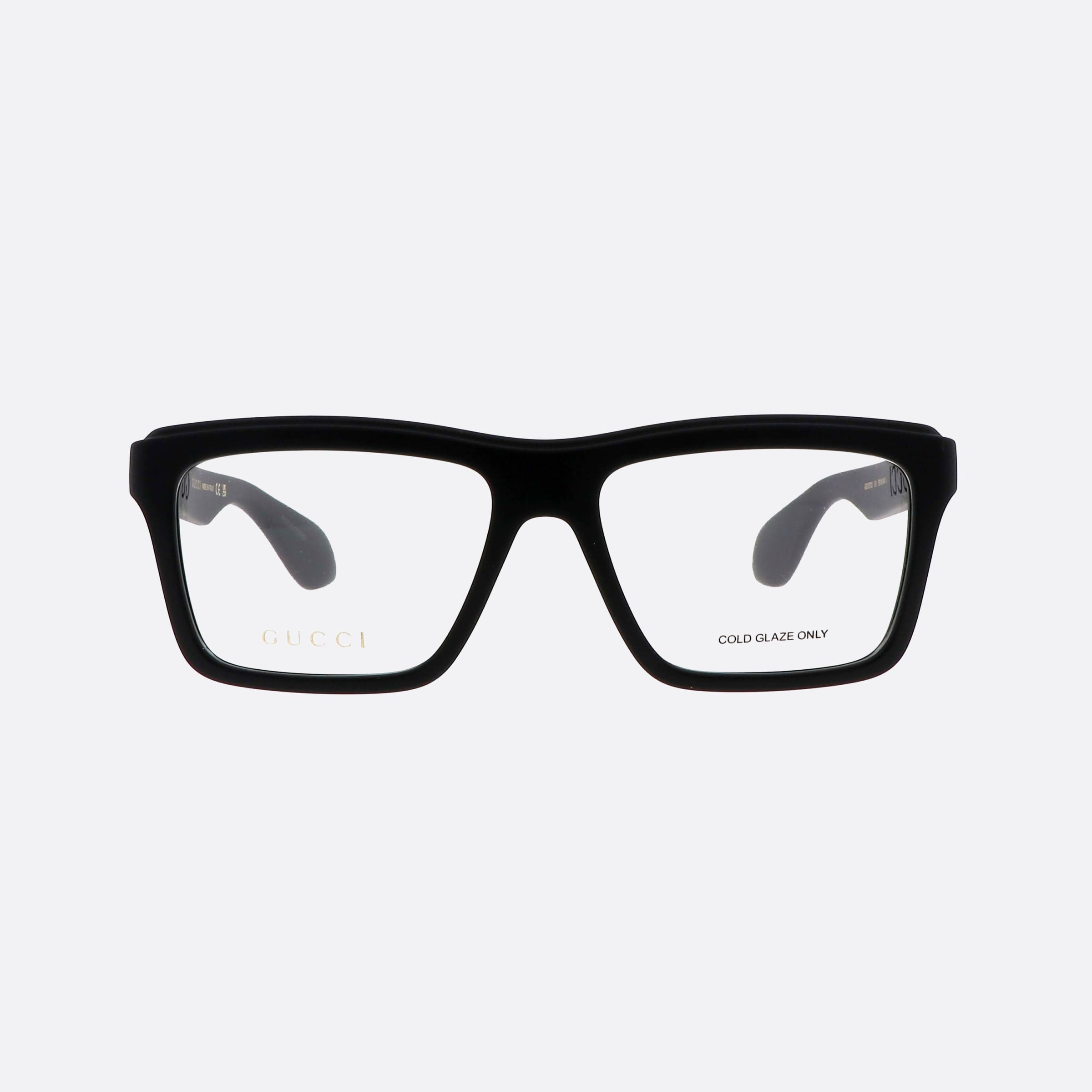 Gucci 55mm Rivets Black Cat Eyes Man Eyeglasses - Side View