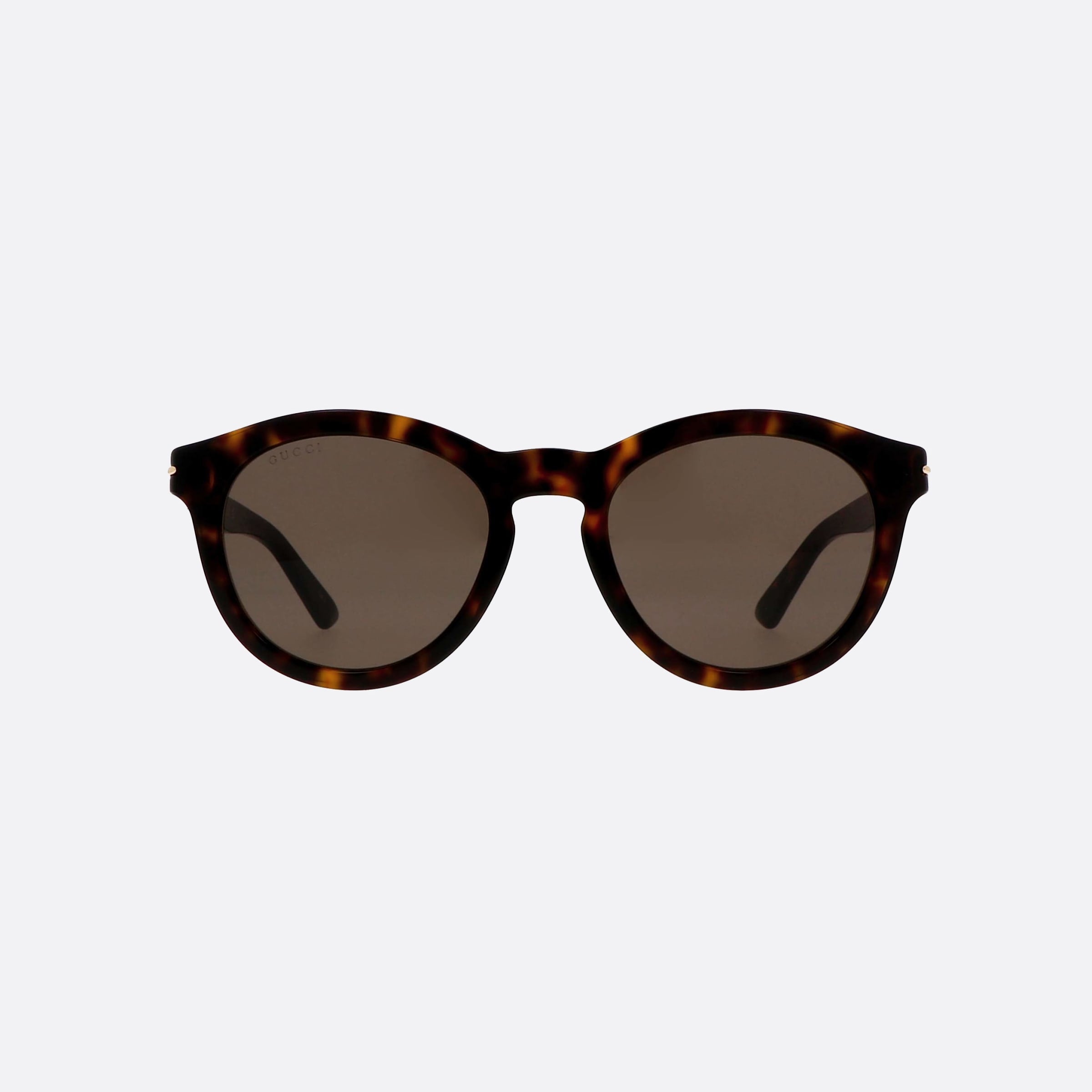 Gucci 52mm Web Nhl Gold Round Man Sunglasses - Side View