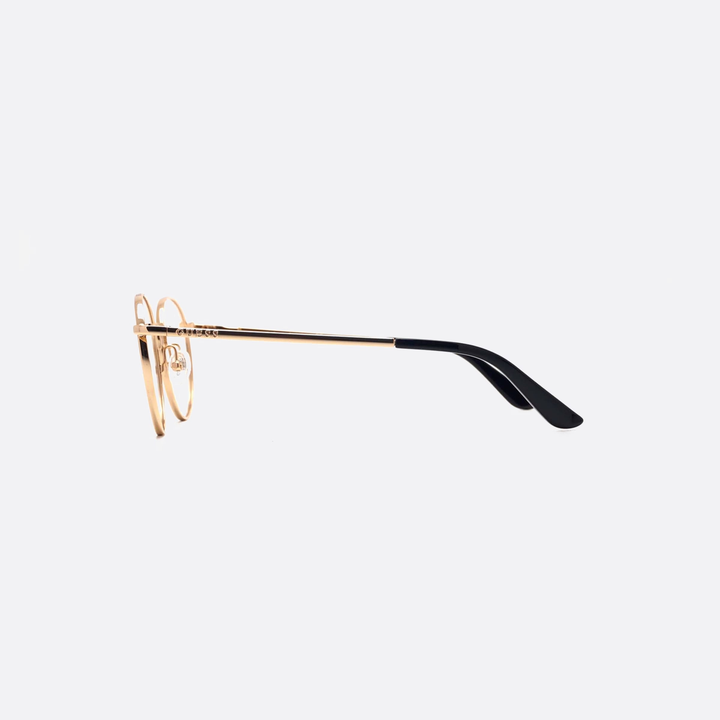 Guess 50mm Gu2725 Gold Round Women Eyeglasses - Detail View