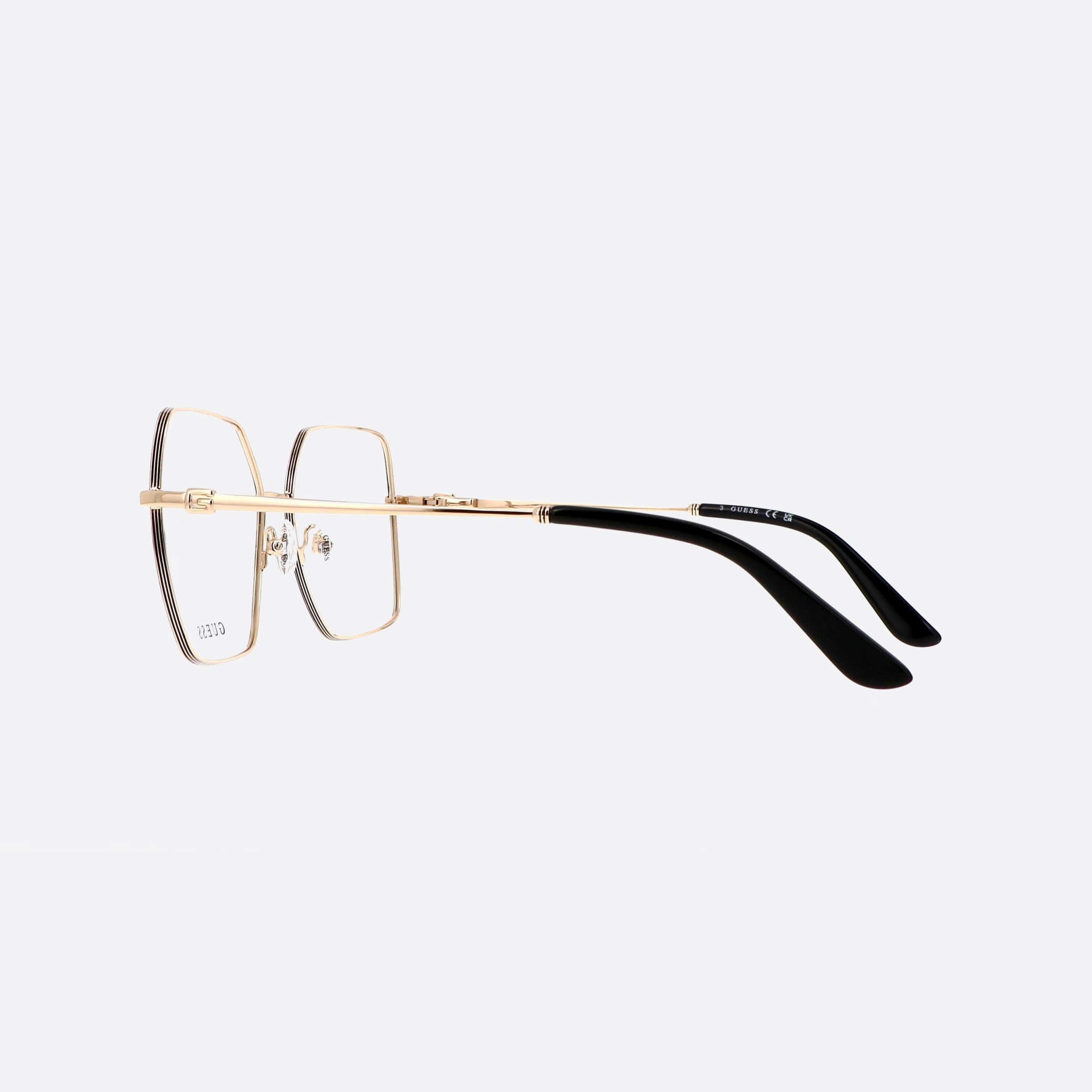 Guess 57mm Gu2824 Black Square Women Eyeglasses - Detail View