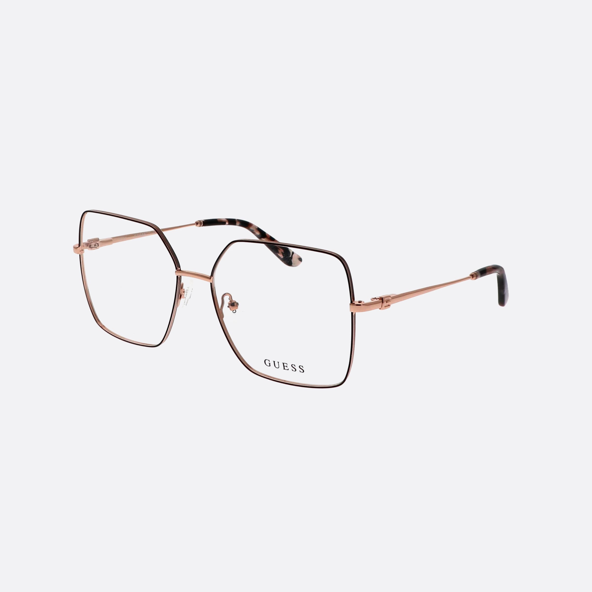 Guess 57mm Gu2824 Gold Square Women Eyeglasses - Main View
