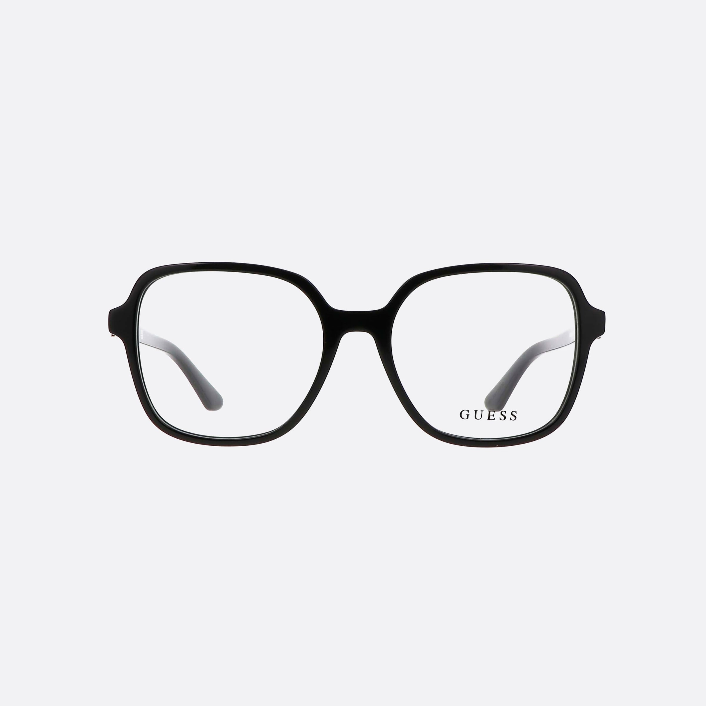 Guess 53mm Gu2938 Black Square Women Eyeglasses - Side View