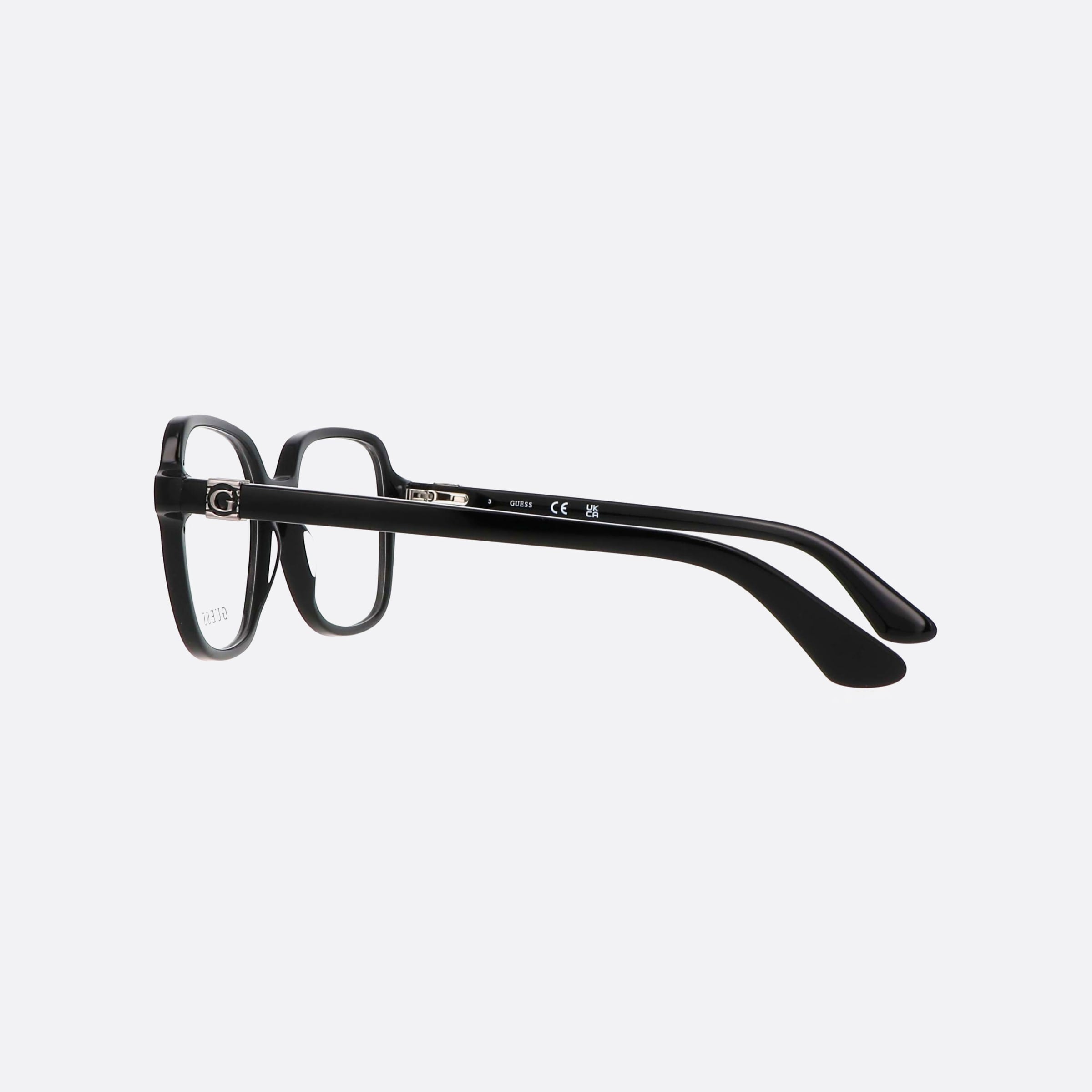 Guess 53mm Gu2938 Black Square Women Eyeglasses - Detail View