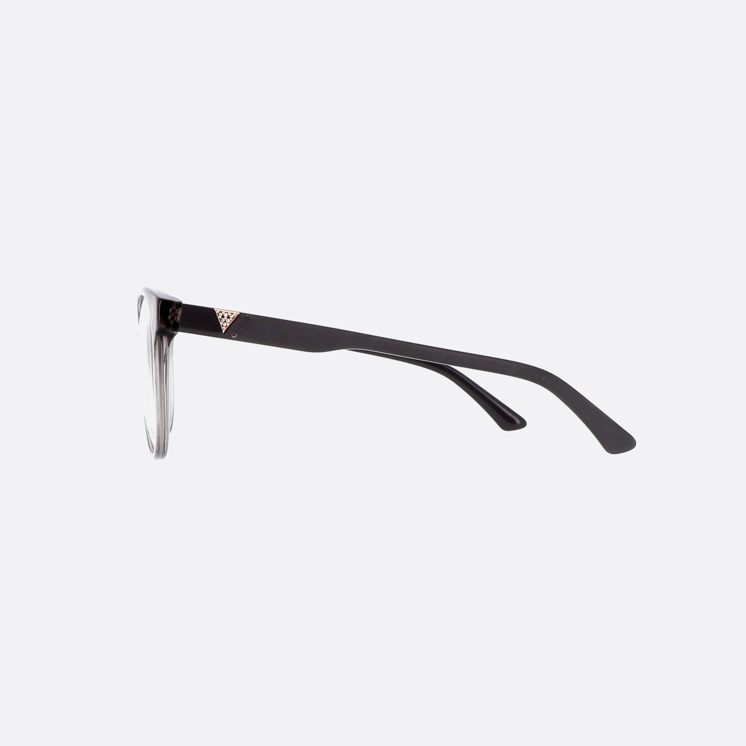 Guess 55mm Grey Round Women Eyeglasses - Detail View
