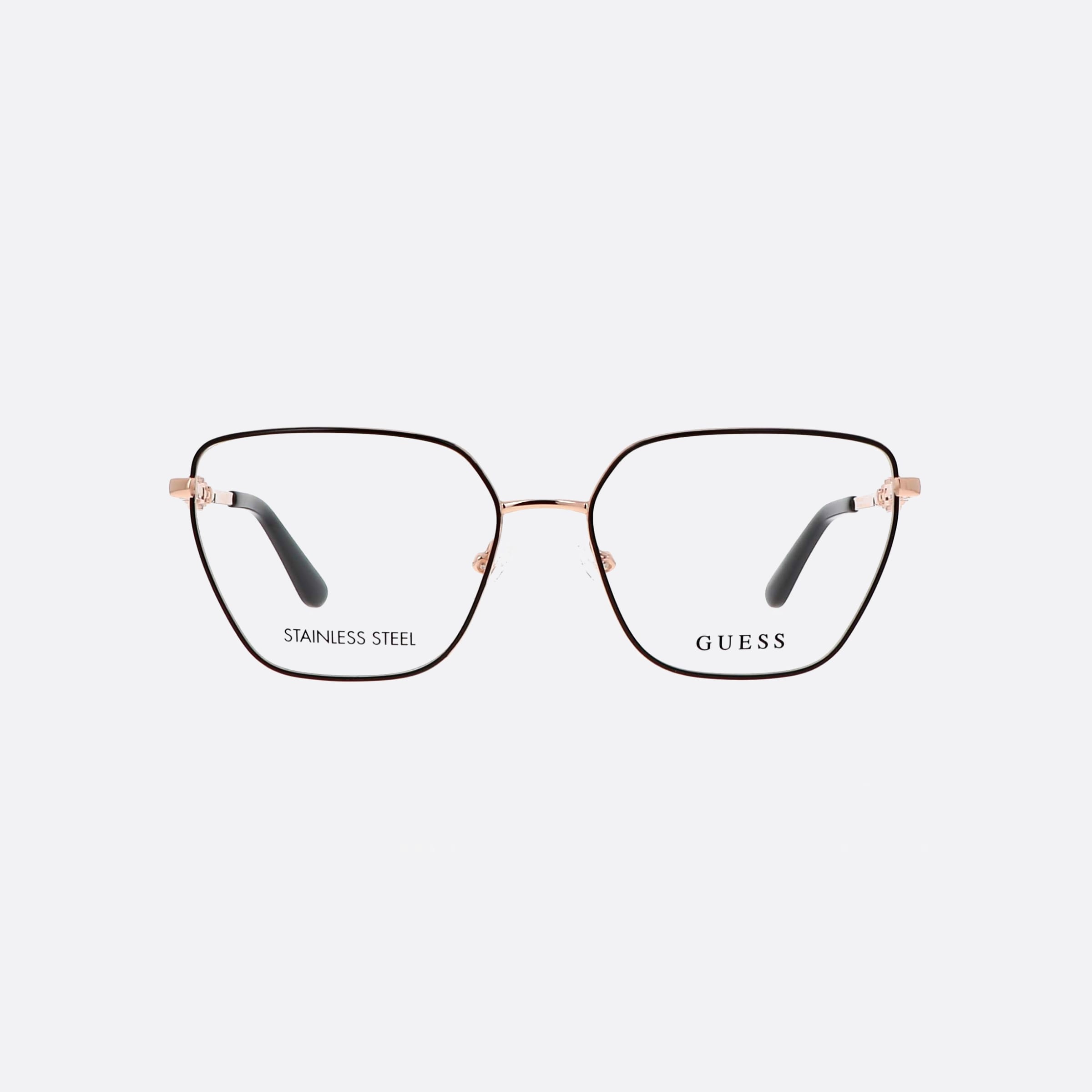Guess 55mm Gu2952 Black Cat Eyes Women Eyeglasses - Side View