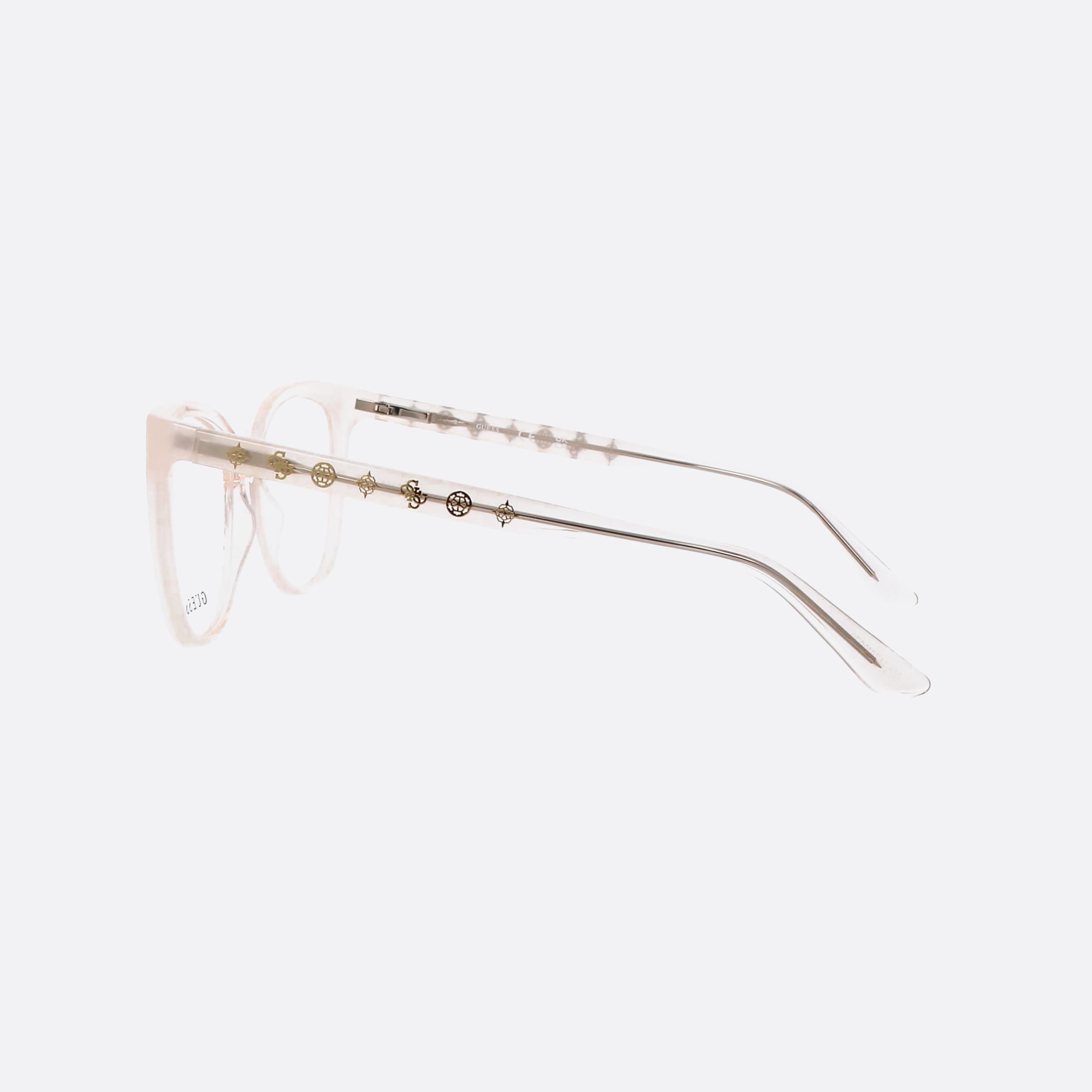Guess 53mm Gu50114 Clear Pantos Women Eyeglasses - Detail View