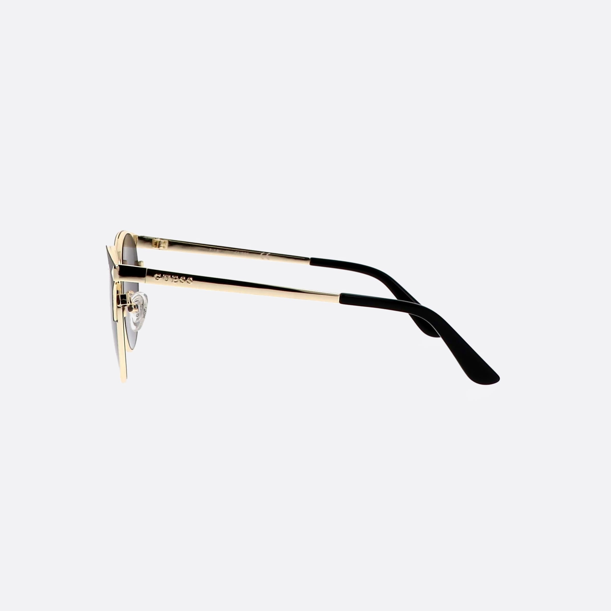 Guess 53mm 02b Black Butterfly Unisex Sunglasses - Detail View