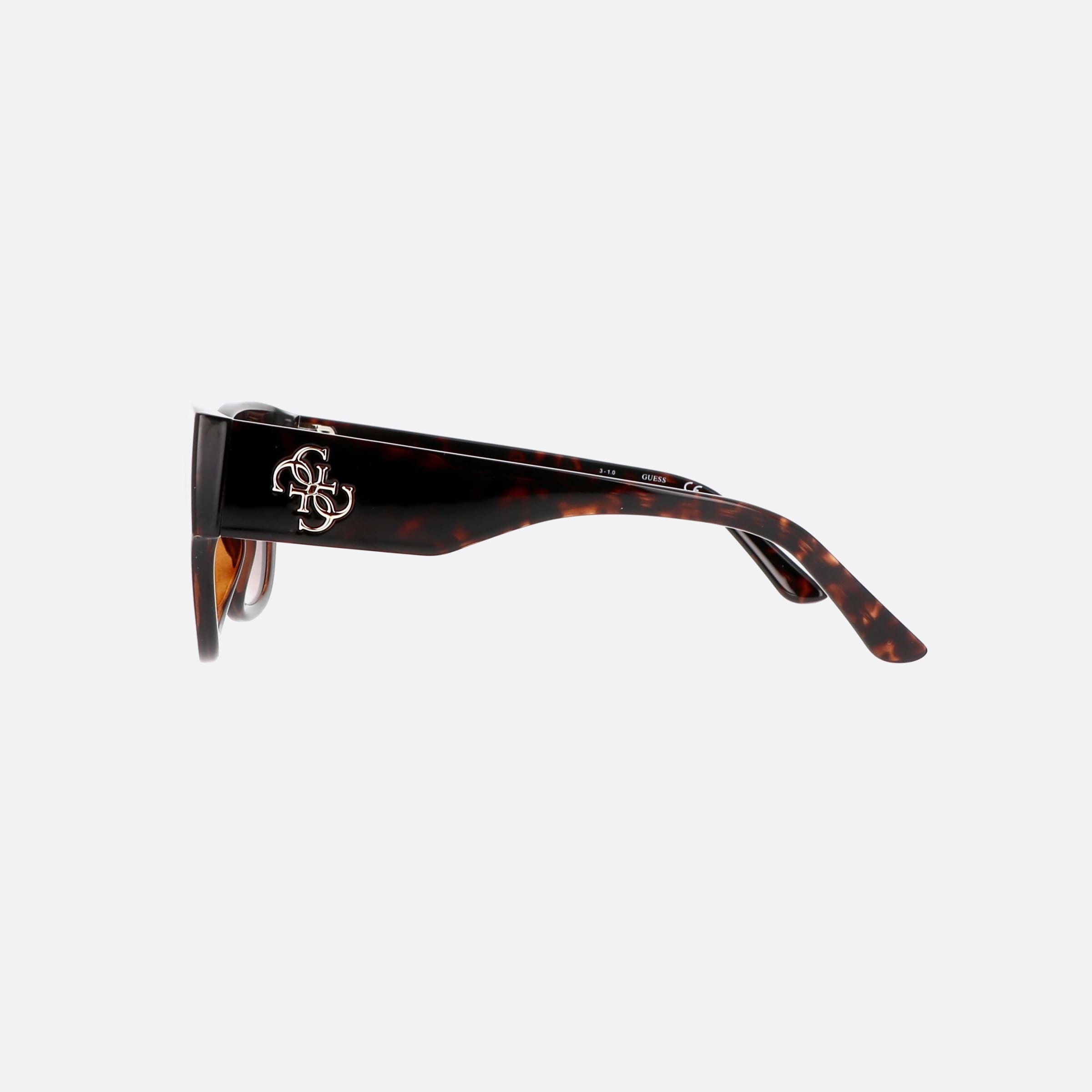 Guess 50mm Gu7680 52f Tortoise Butterfly Unisex Sunglasses - Detail View