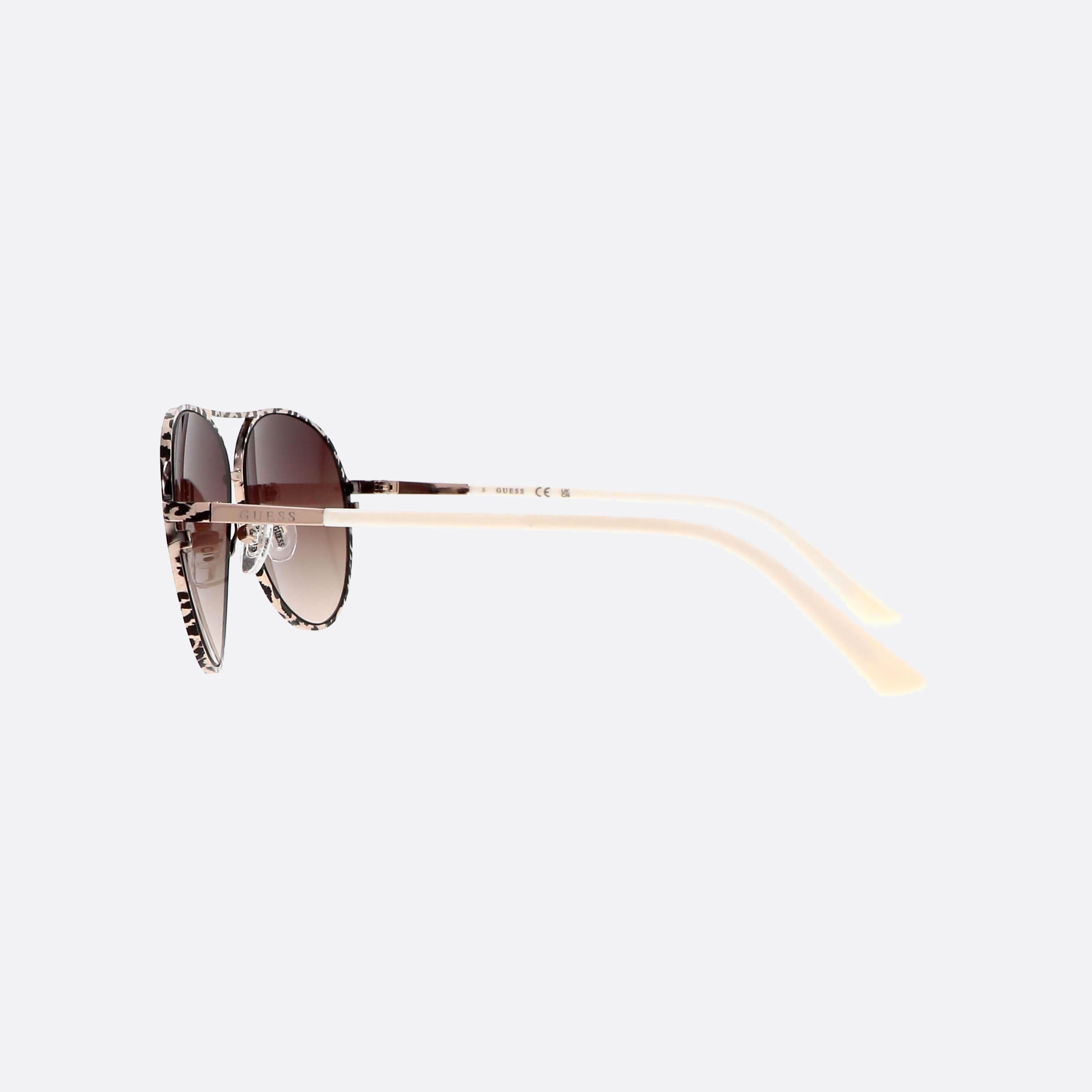 Guess 60mm Gu7847 33f Multicolor Pilot Unisex Sunglasses - Detail View