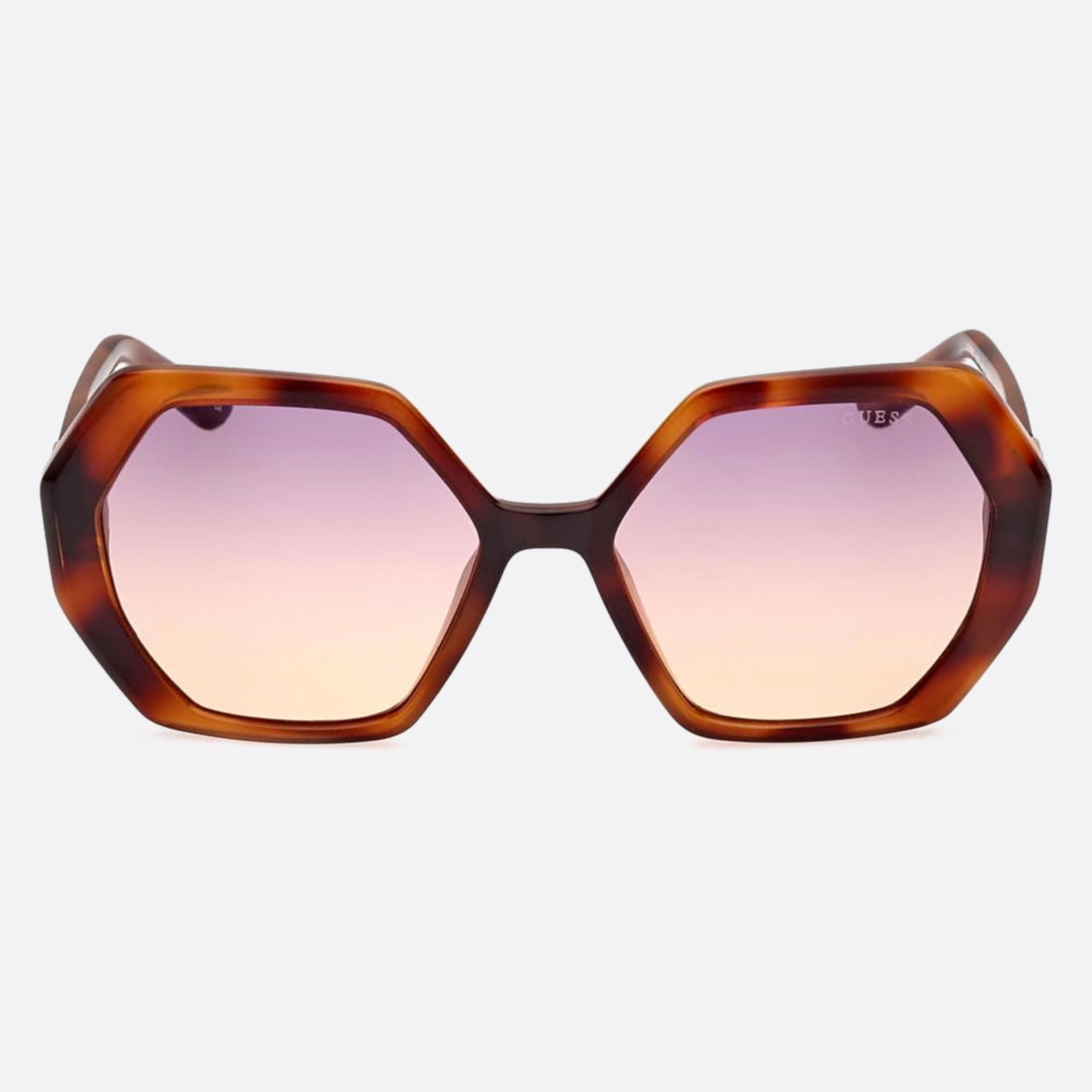 Guess 54mm Gu7879 53z Havana Visor Women Sunglasses - Main View