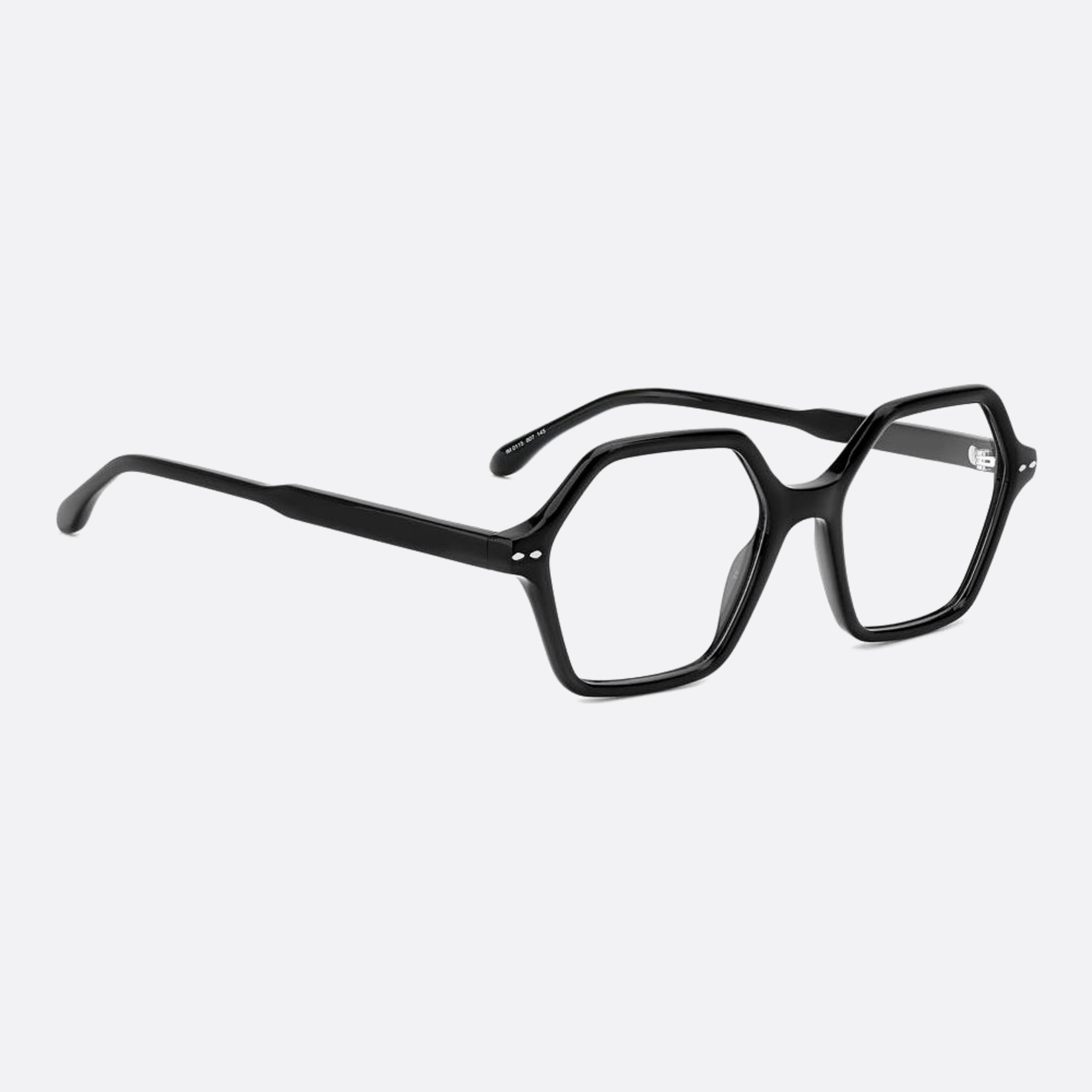 Isabel 52mm Marant Black Geometric Women Eyeglasses - Detail View