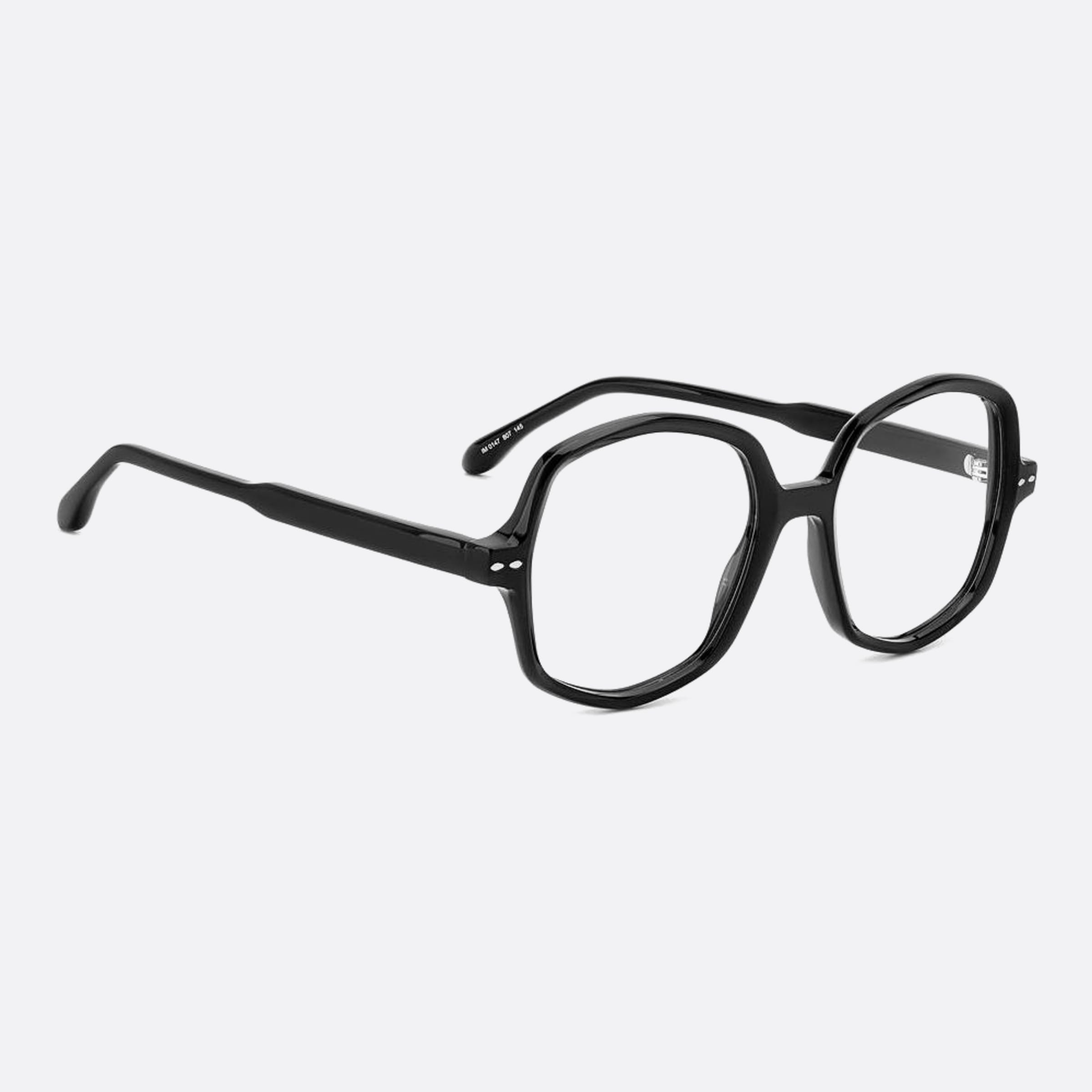Isabel 51mm Marant Black Geometric Women Eyeglasses - Detail View