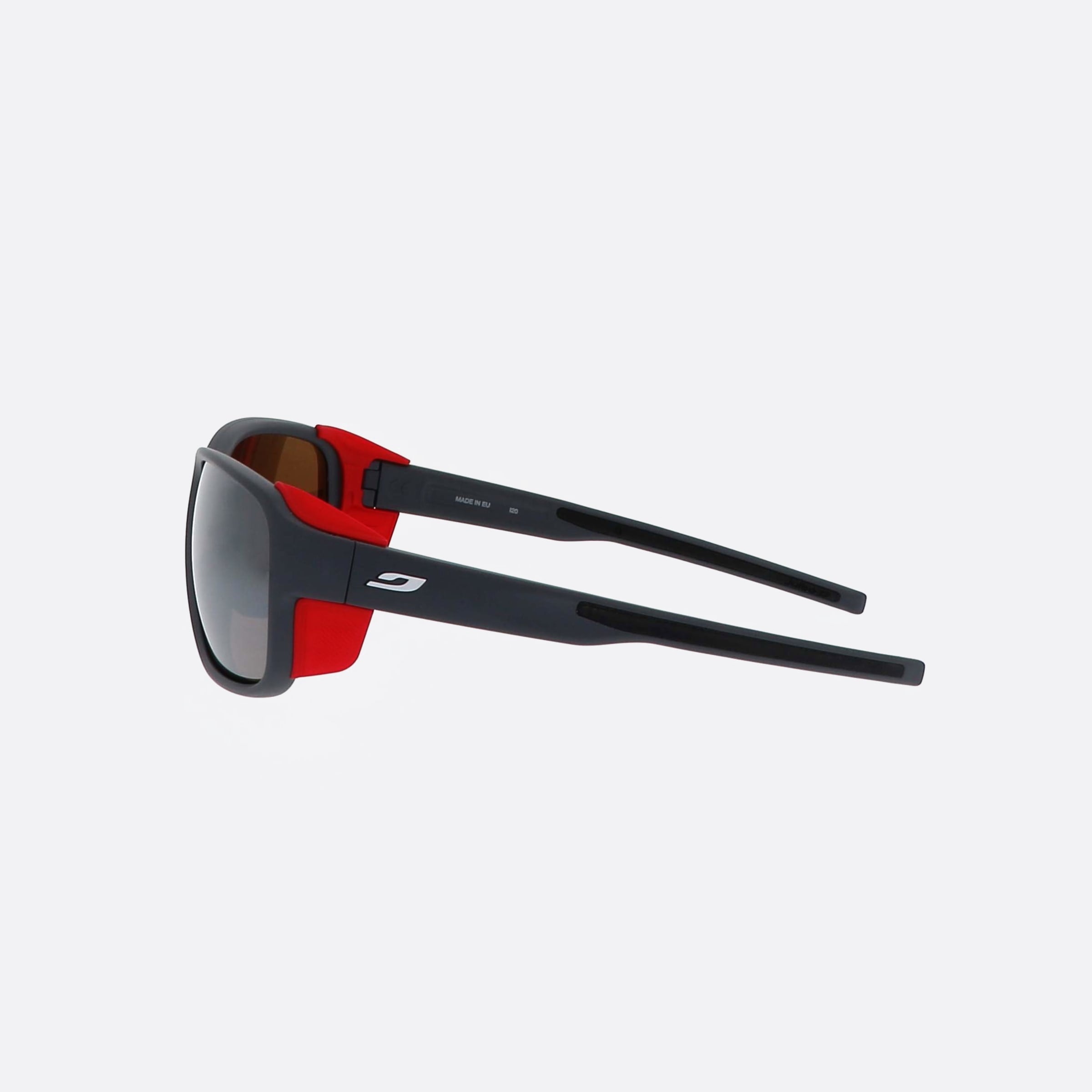 Julbo 62mm Montebianco J541 Montebianco Montebianco Grey Oval Unisex Sunglasses - Detail View