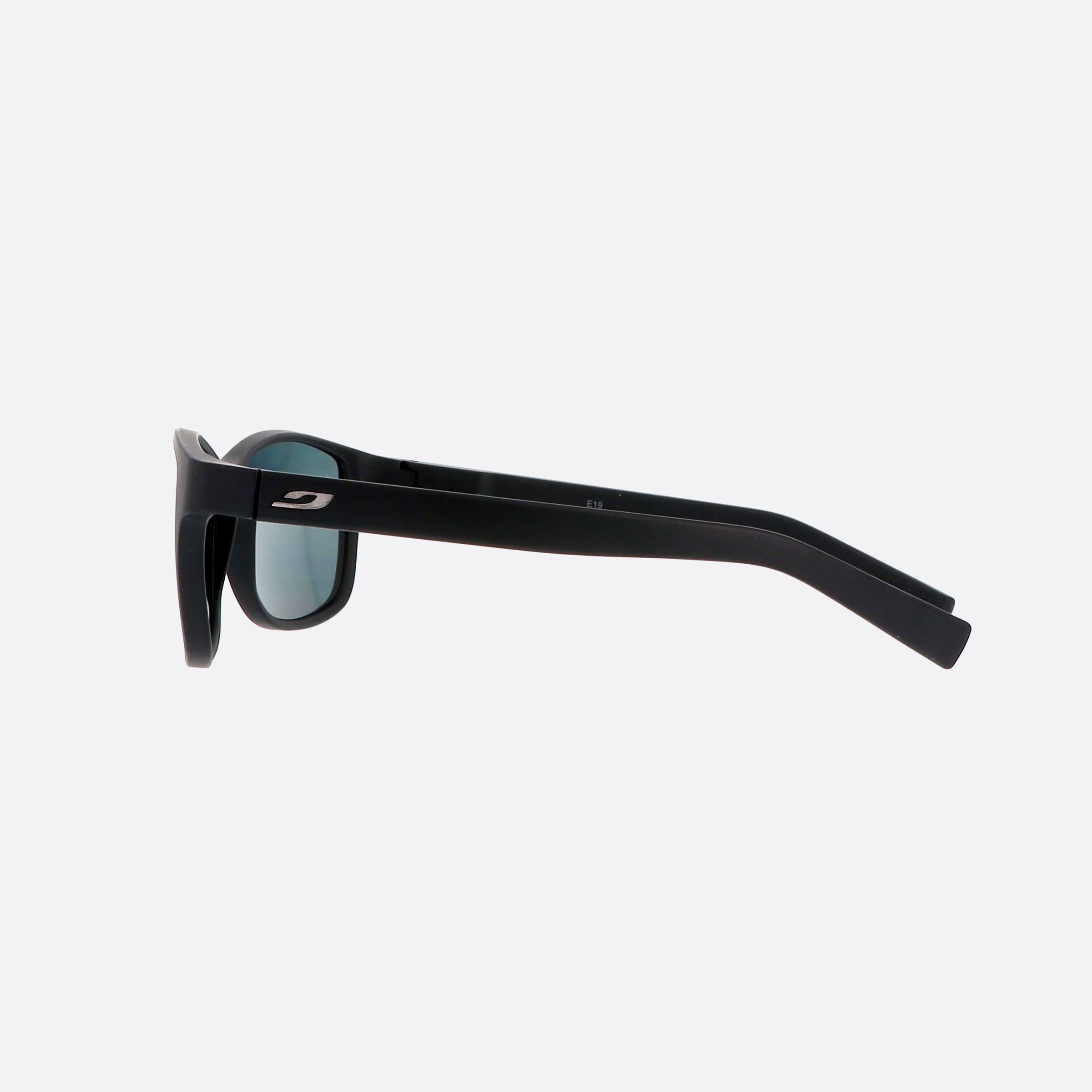 Julbo 56mm Powell J475 Powell Black Oval Polarized Unisex Sunglasses - Detail View