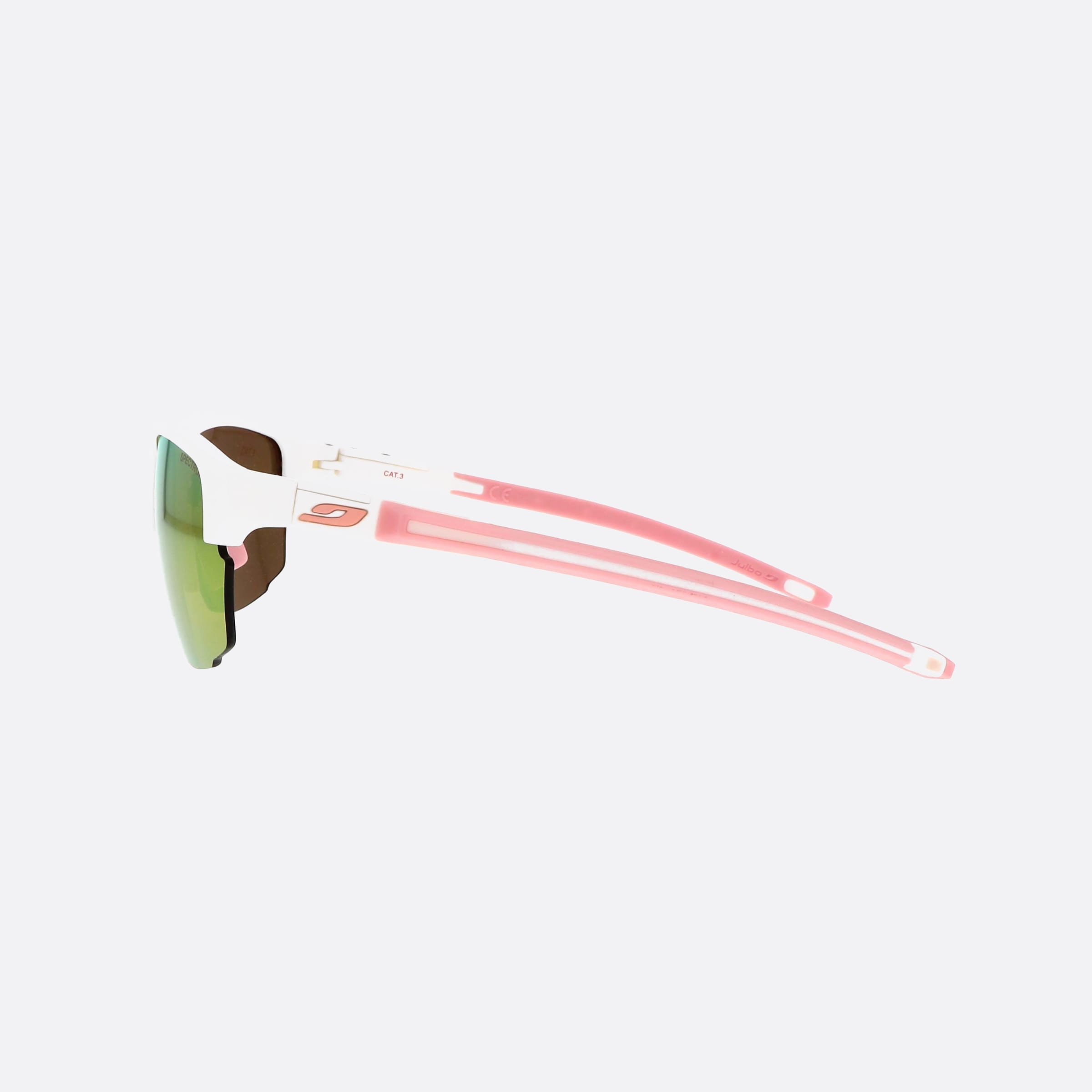 Julbo 63mm Split J551 White Rectangle Unisex Sunglasses - Detail View
