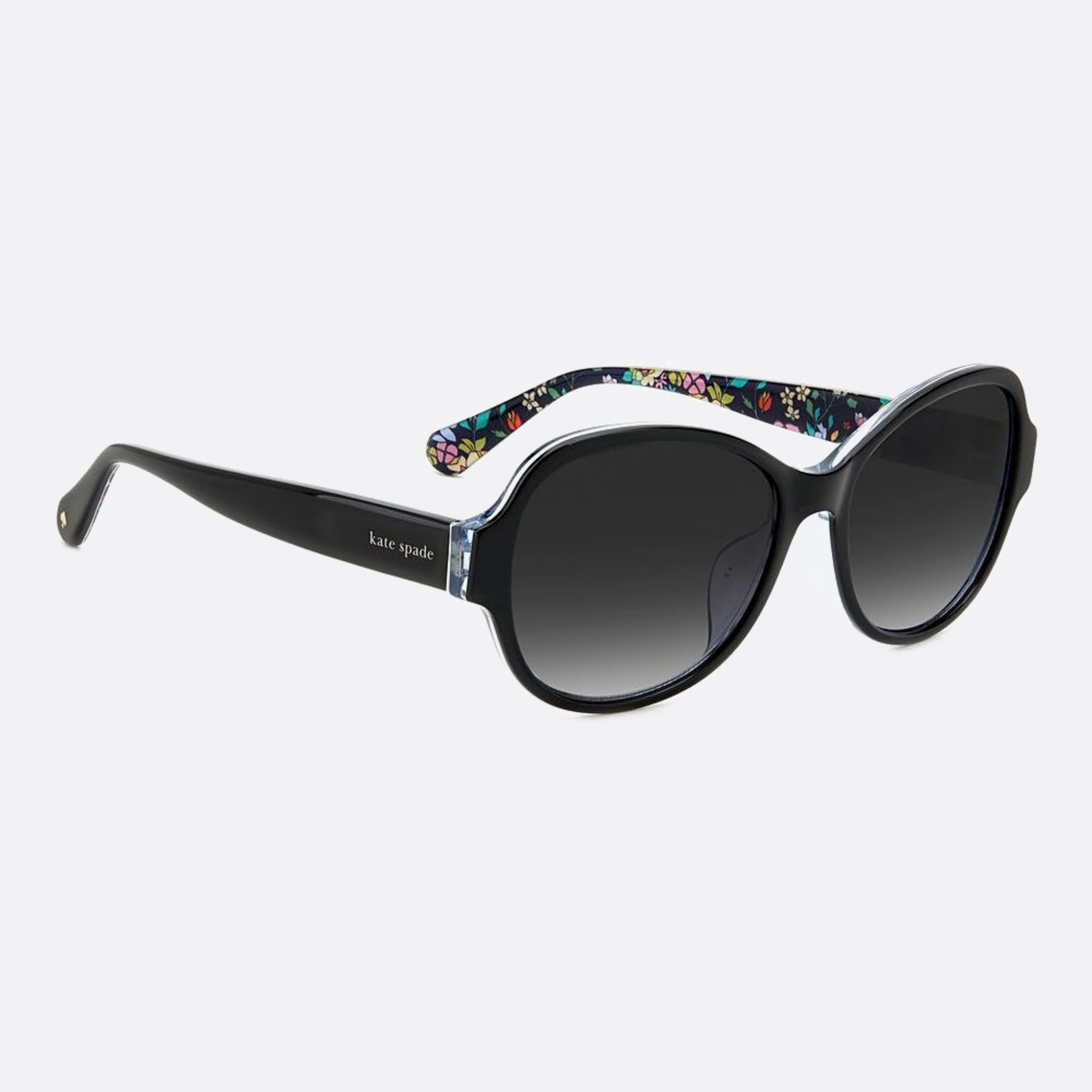 Kate 57mm Spade Addilynn Black Squared Women Sunglasses - Detail View