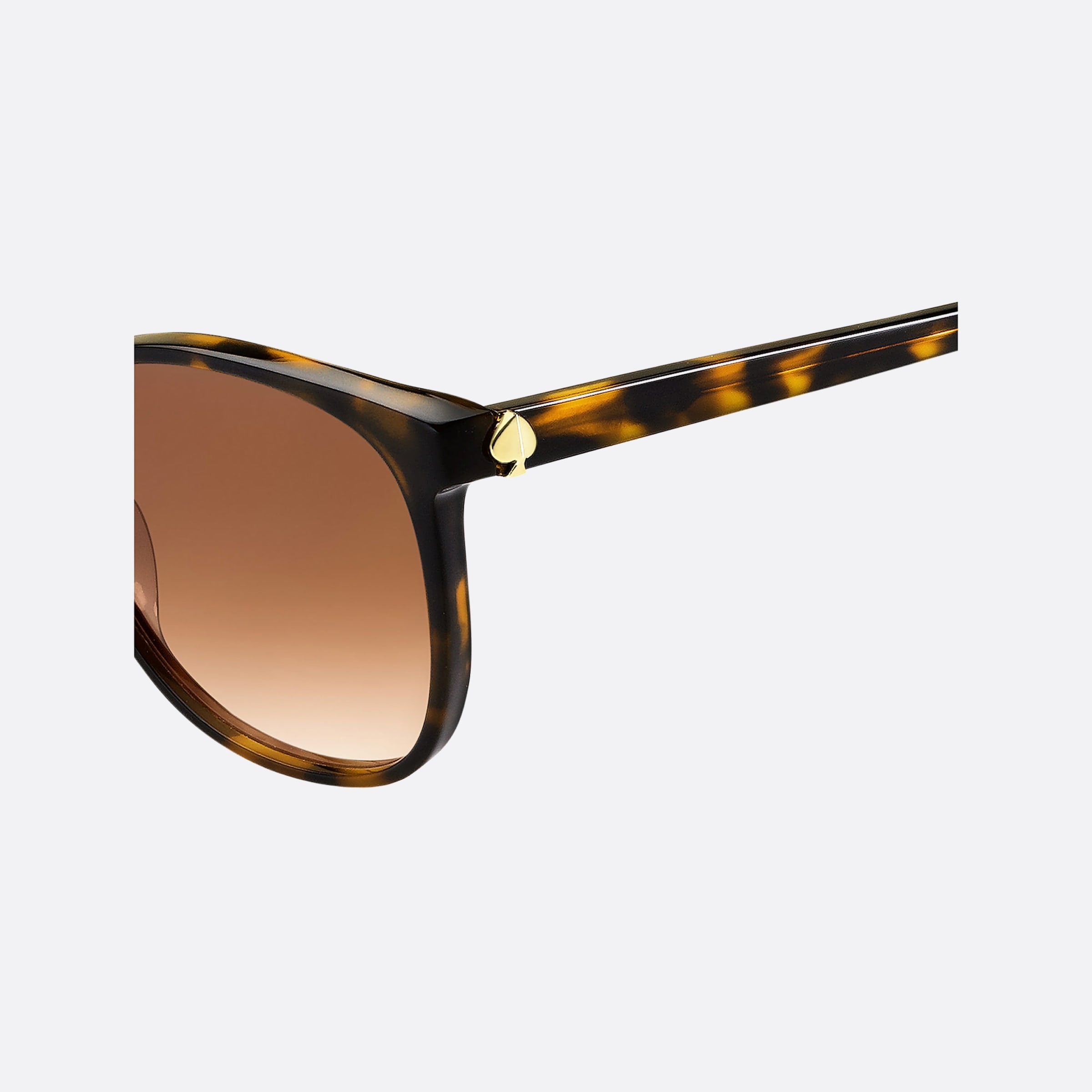 Kate 56mm Spade Alianna Havana Geometric Women Sunglasses - Detail View