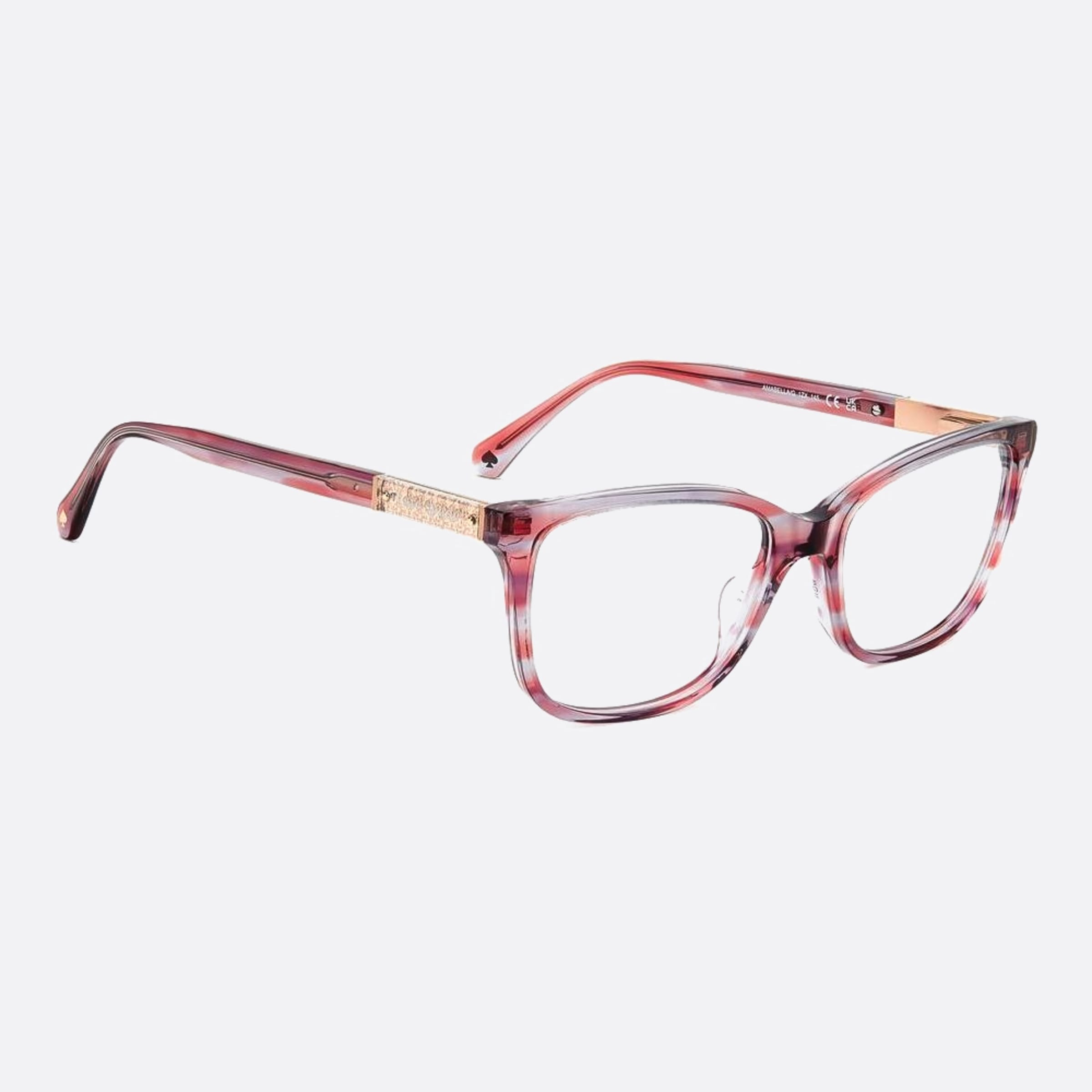 Kate 53mm Spade Amabella 1zx Pink Geometric Women Eyeglasses - Additional Angle